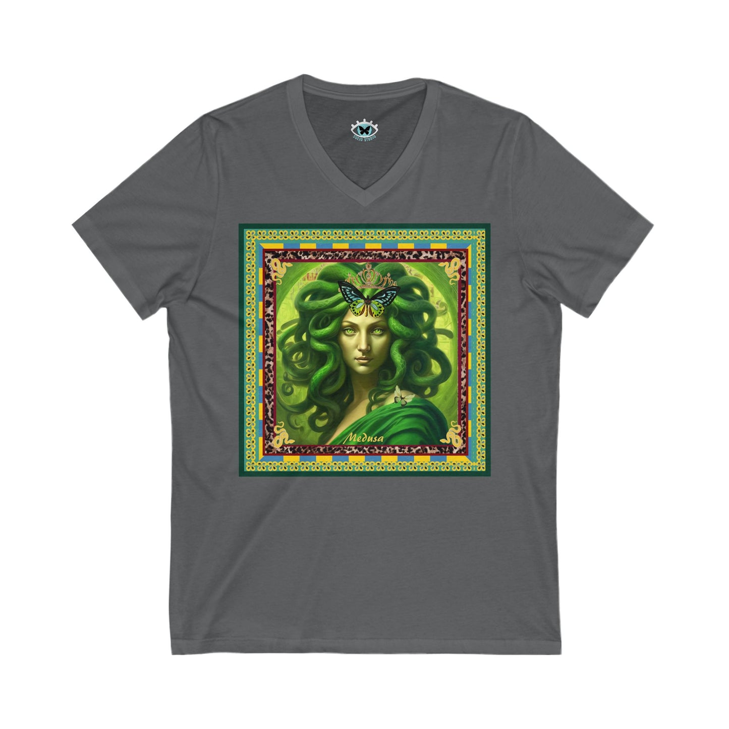Medusa - Unisex V Neck T-Shirt