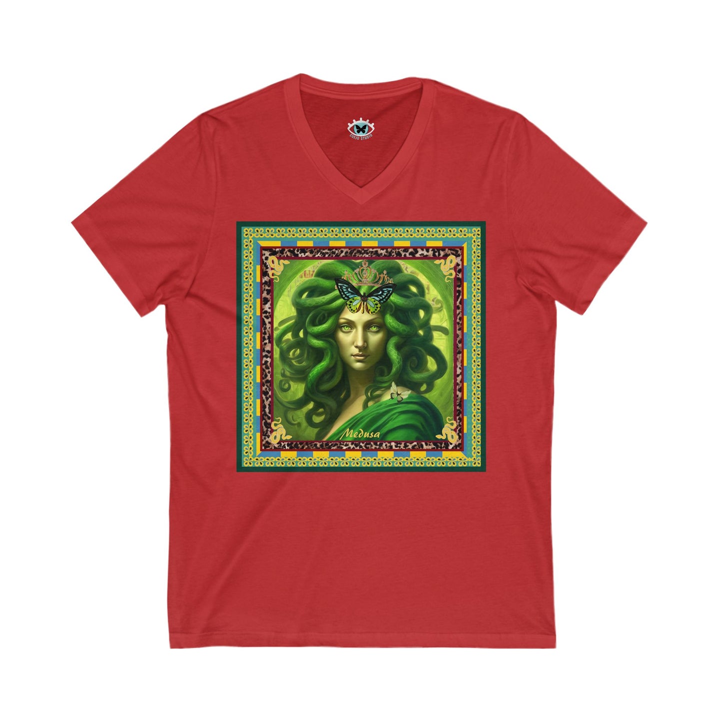 Medusa - Unisex V Neck T-Shirt
