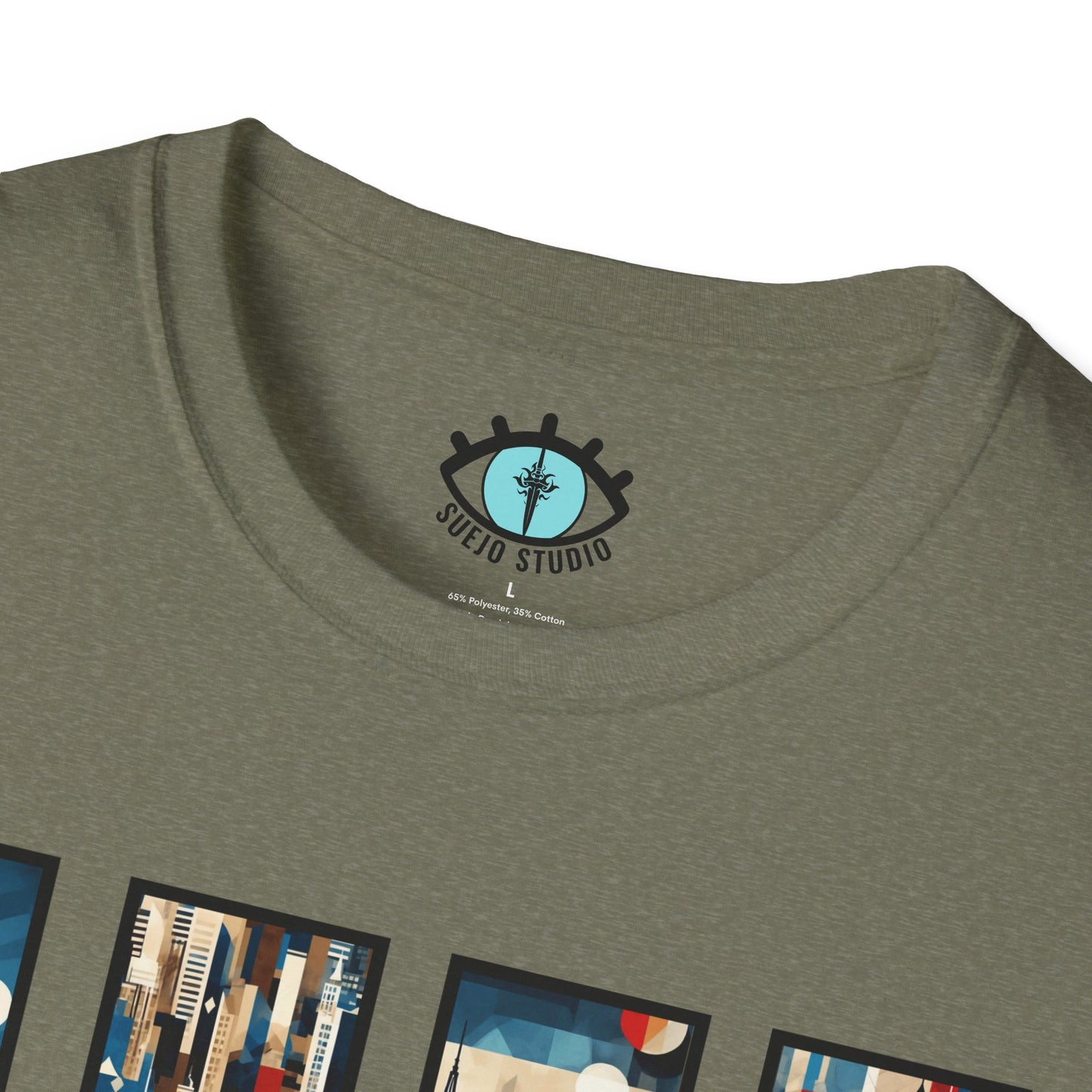 “NYC Skyline” Abstract Art - Unisex T-Shirt