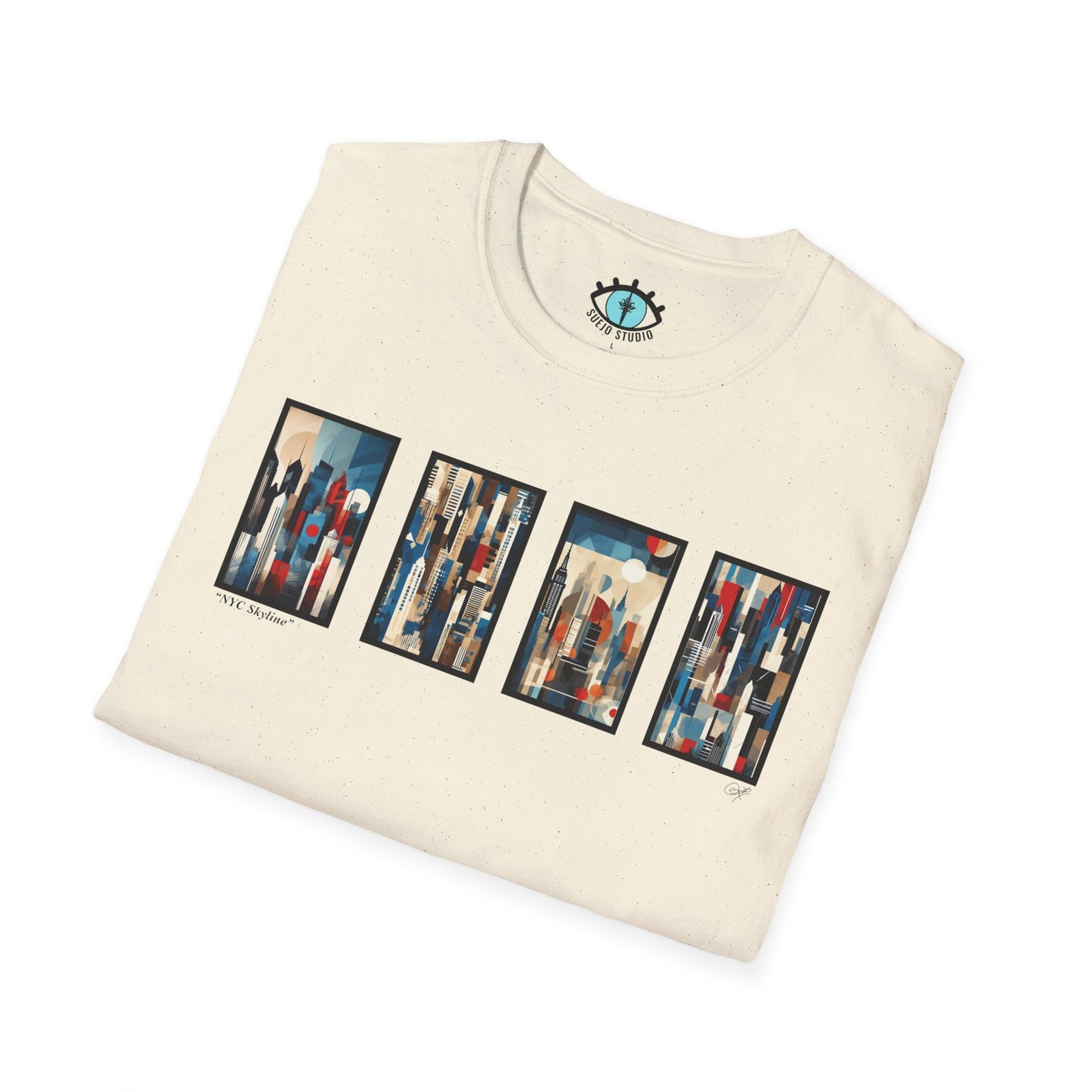 “NYC Skyline” Abstract Art - Unisex T-Shirt
