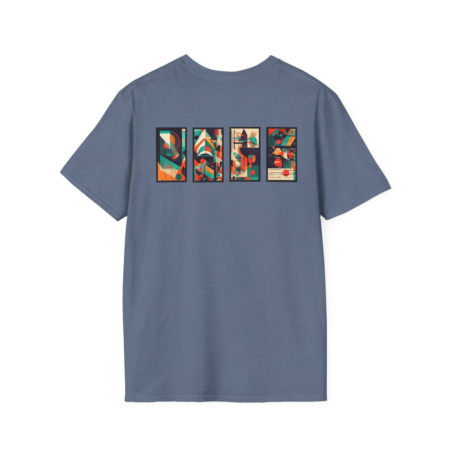 “Cityscape Sunset” Abstract Art - Unisex T-Shirt