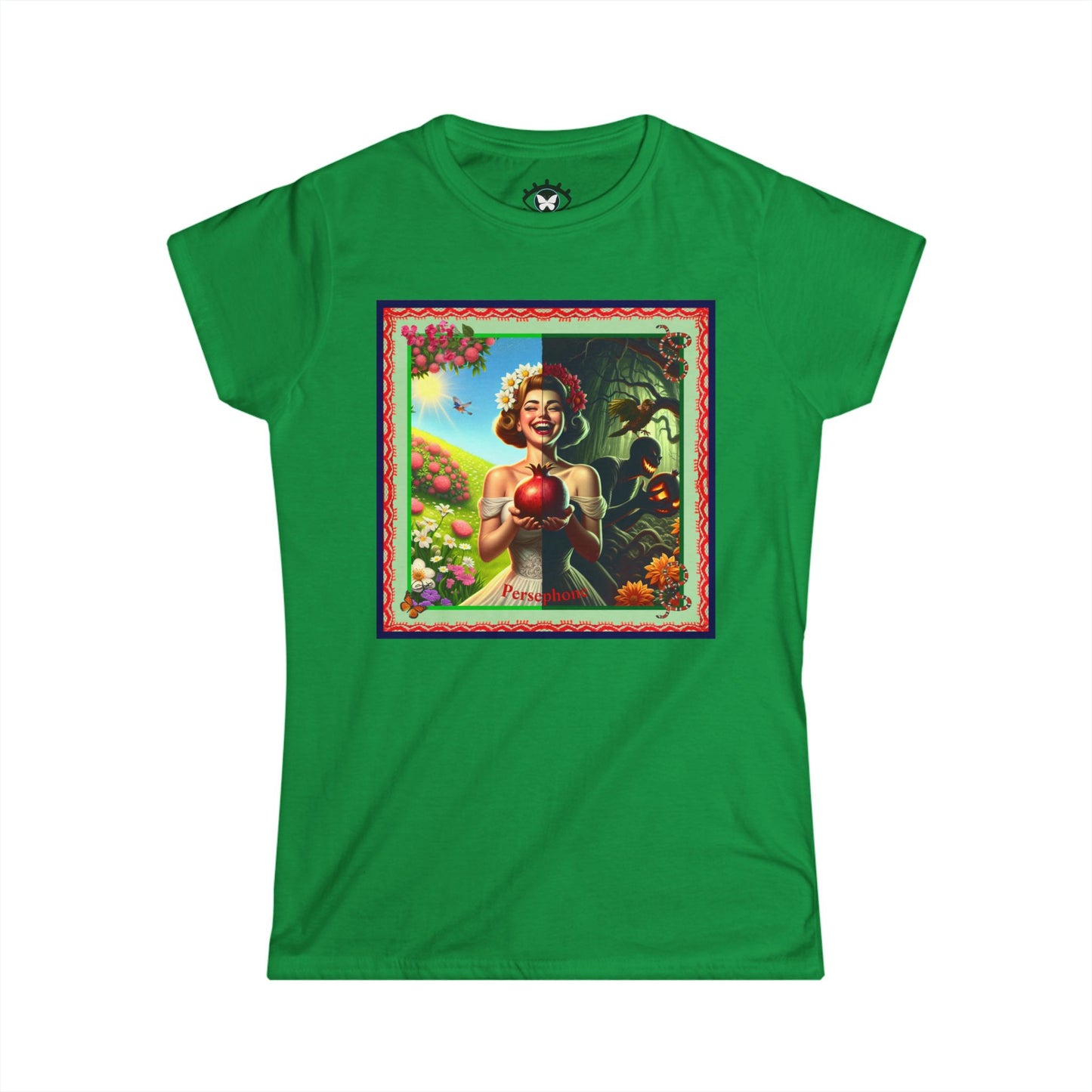 Persephone- Goddess of Spring and Queen of the Underworld - Women's Softstyle Tee