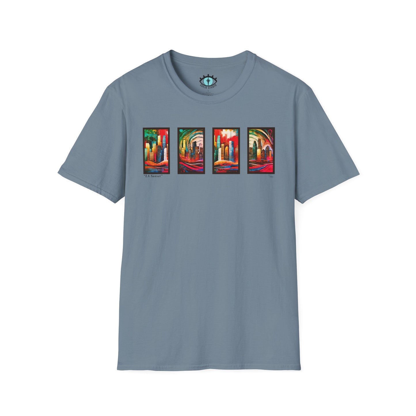 “LA Sunset” Abstract Art - Unisex T-Shirt
