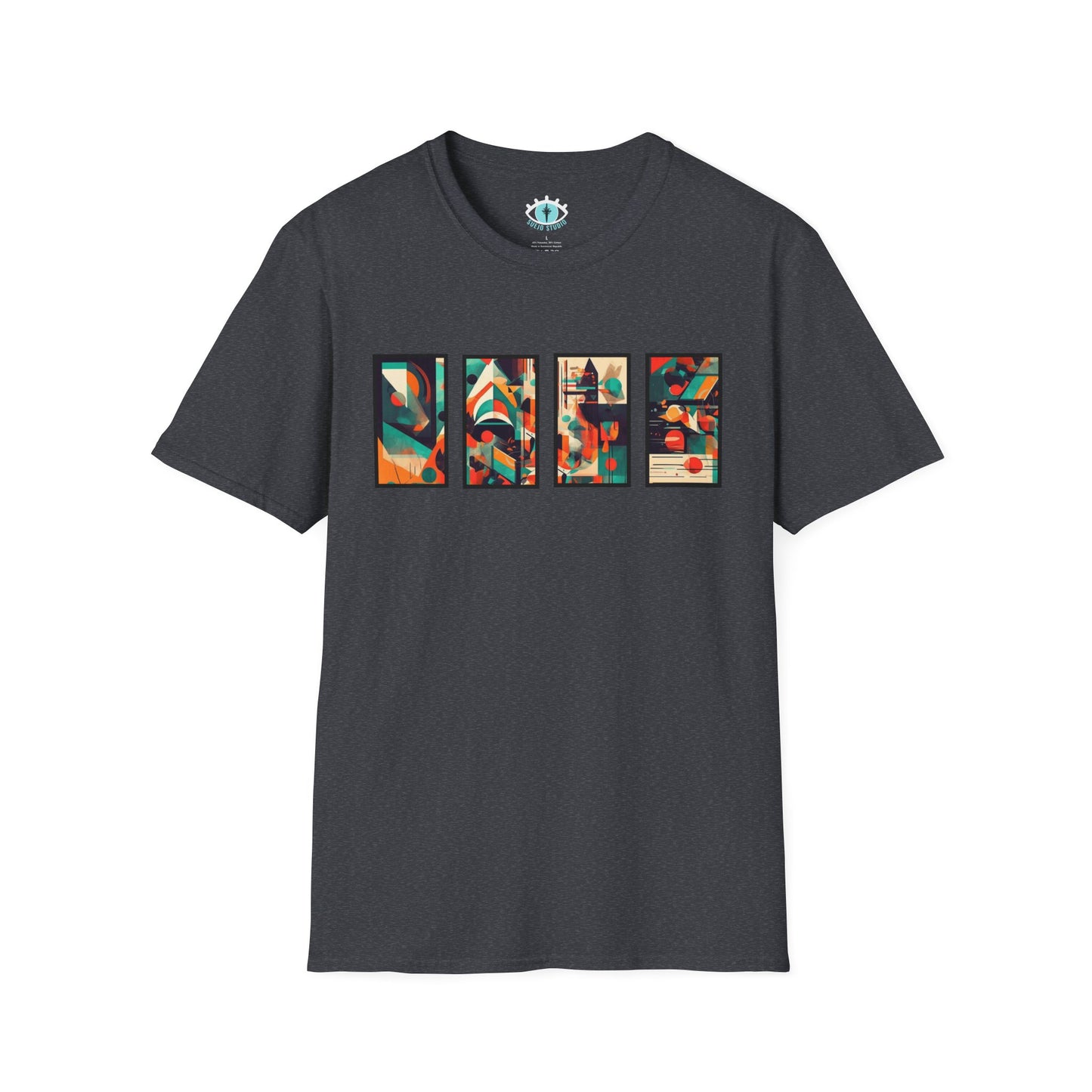 “Cityscape Sunset” Abstract Art - Unisex T-Shirt
