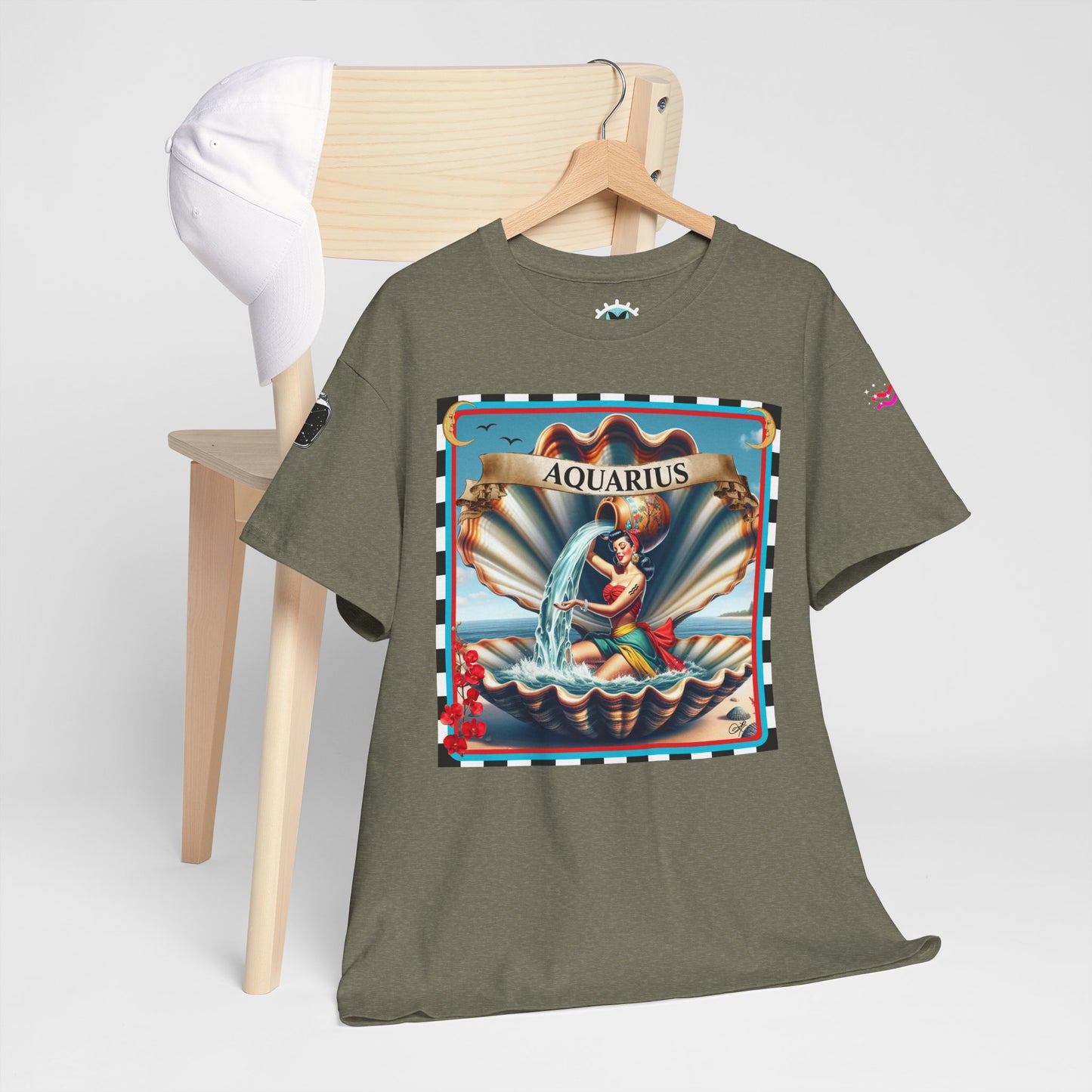 Aquarius - Unisex Cotton T-Shirt