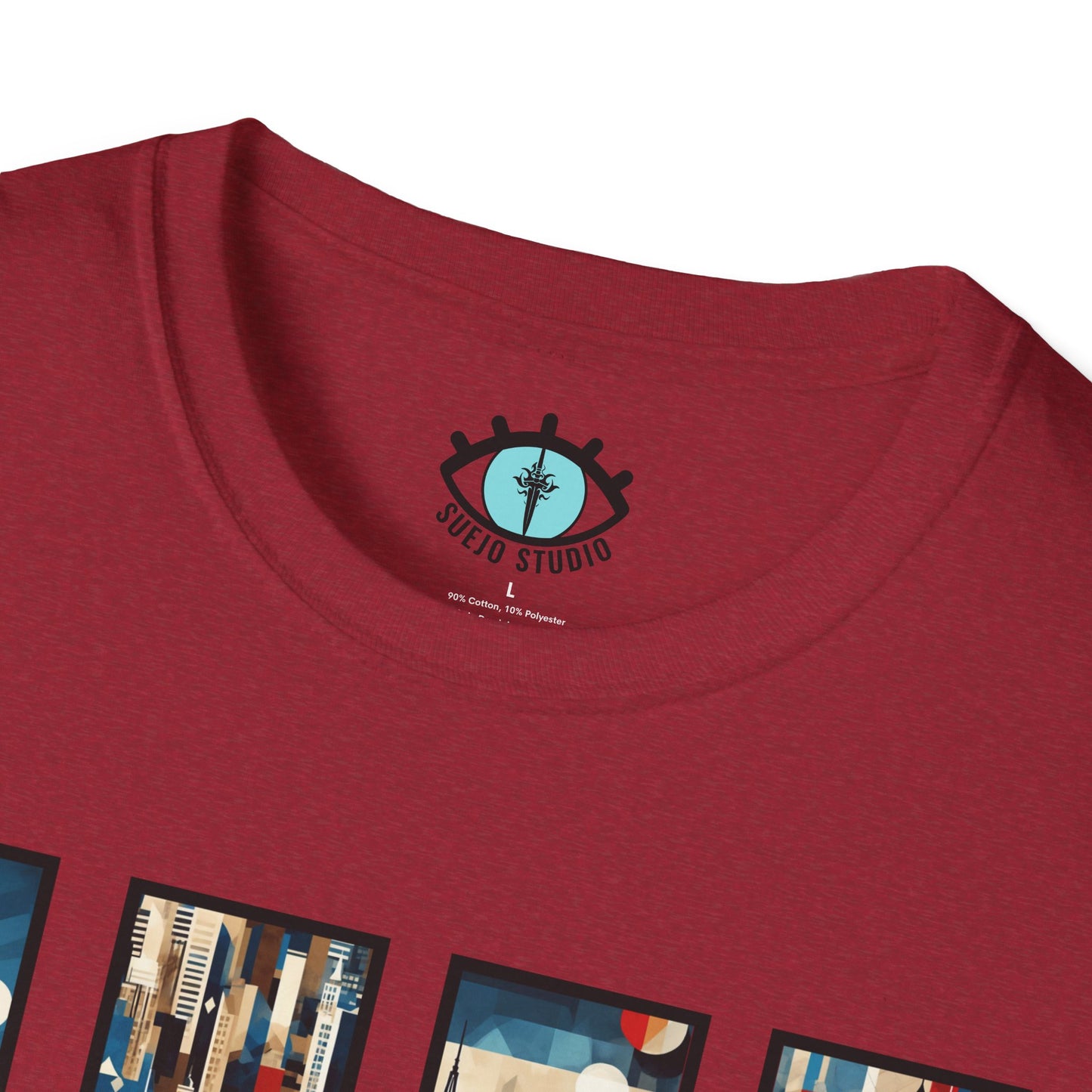 “NYC Skyline” Abstract Art - Unisex T-Shirt