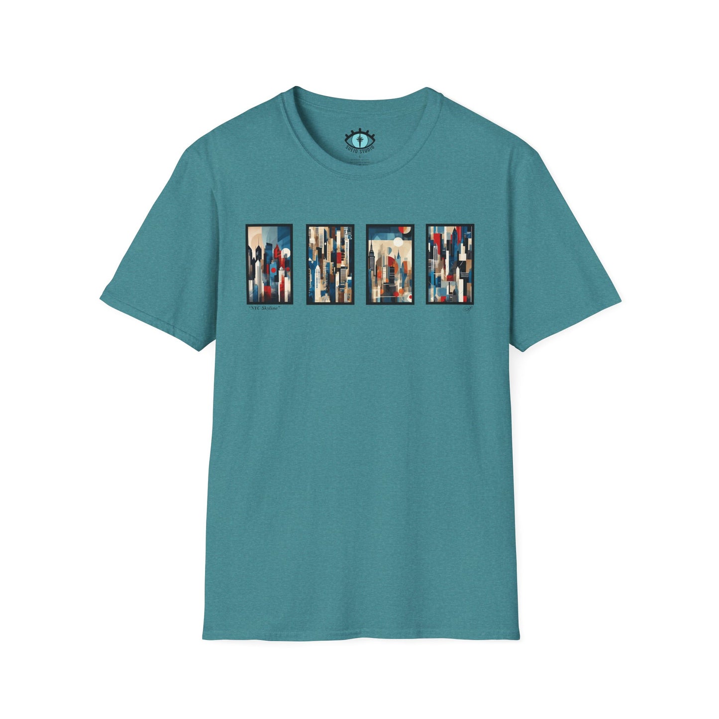 “NYC Skyline” Abstract Art - Unisex T-Shirt