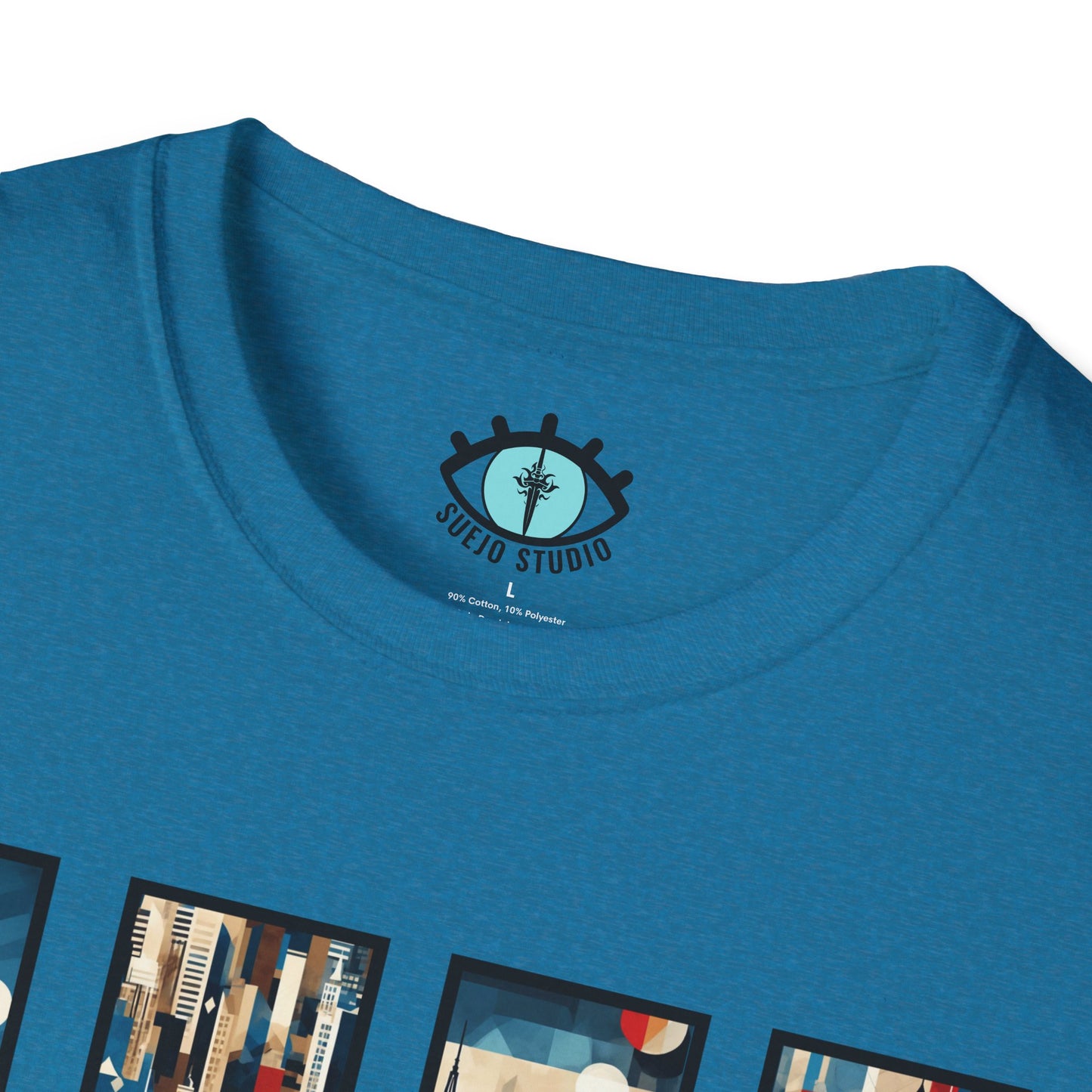 “NYC Skyline” Abstract Art - Unisex T-Shirt