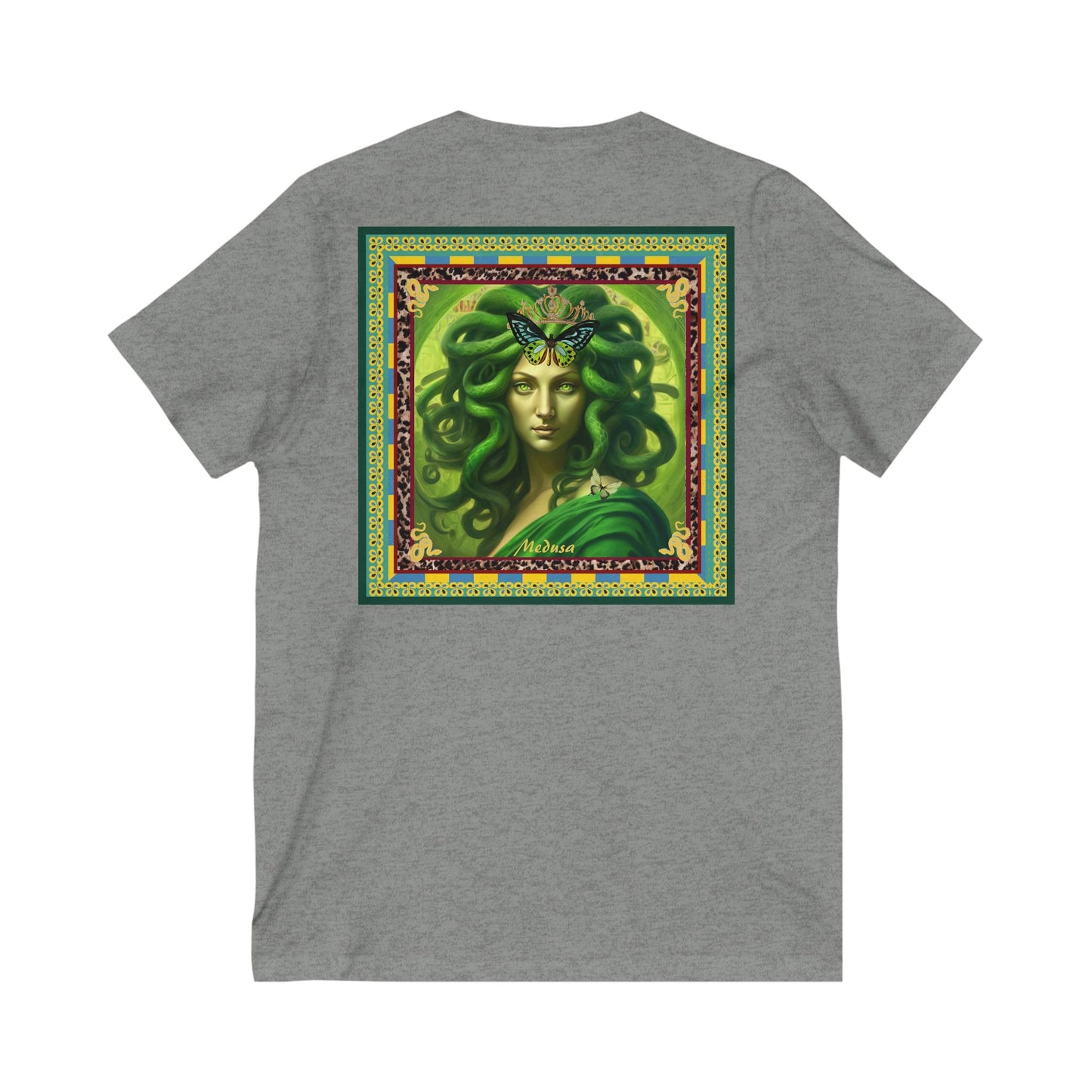 Medusa - Unisex V Neck T-Shirt
