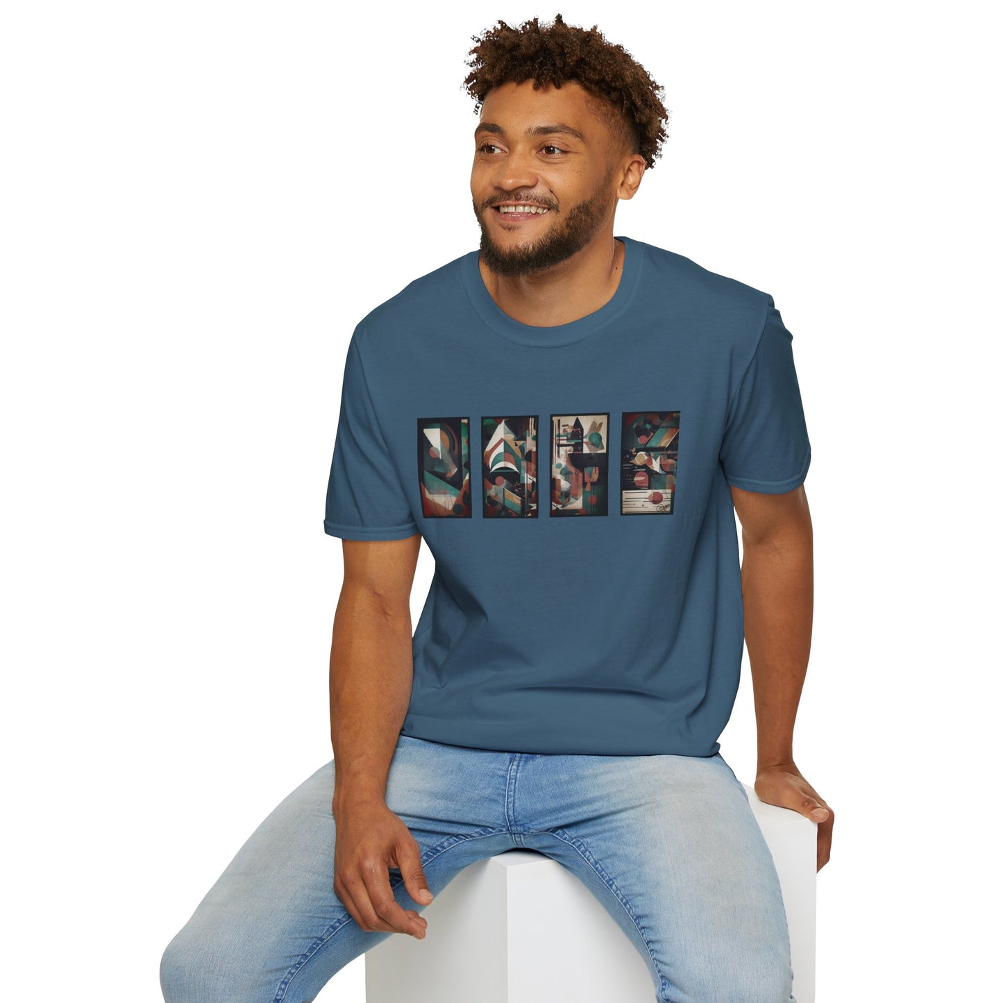 “Cityscape” Abstract Art - Unisex T-Shirt