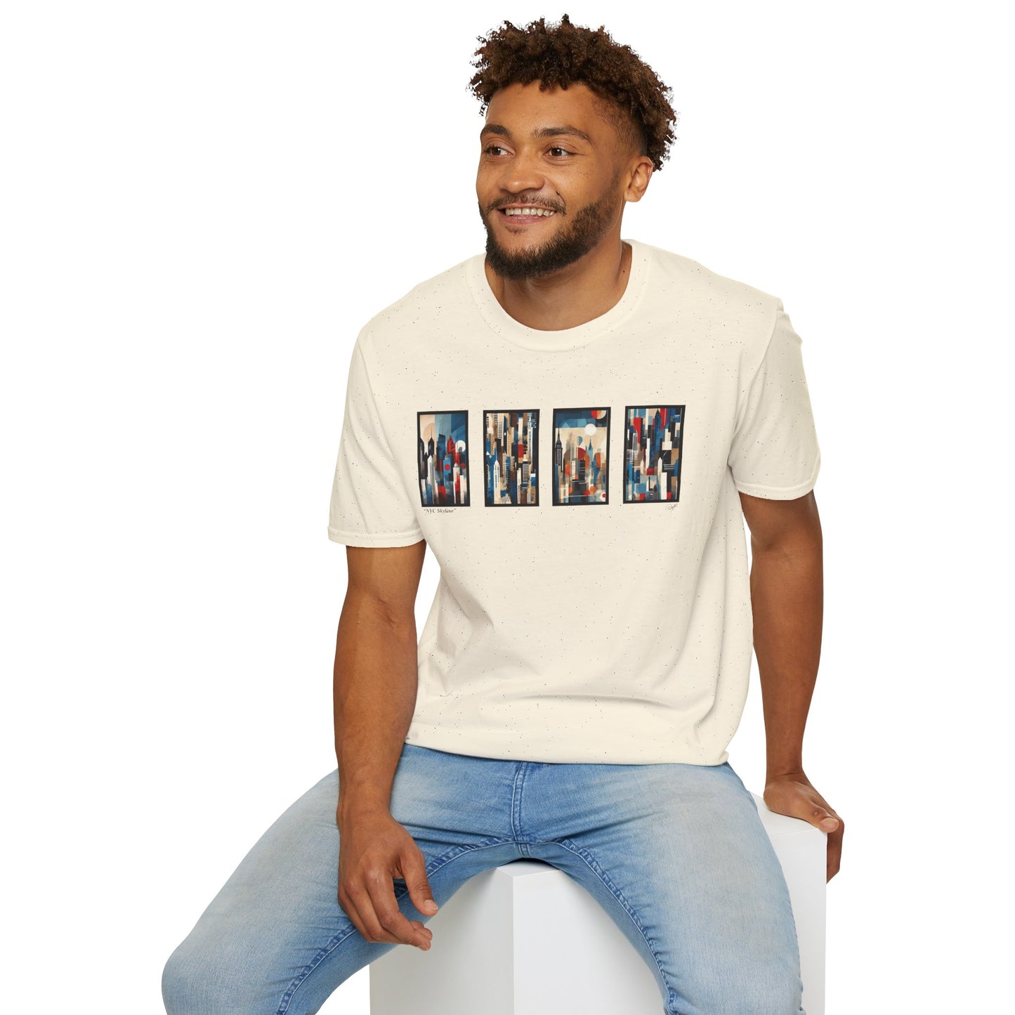 “NYC Skyline” Abstract Art - Unisex T-Shirt