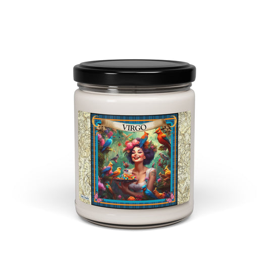 Virgo (Aug 23 - Sept 22) - Zodiac Scented Soy Candle, 9oz
