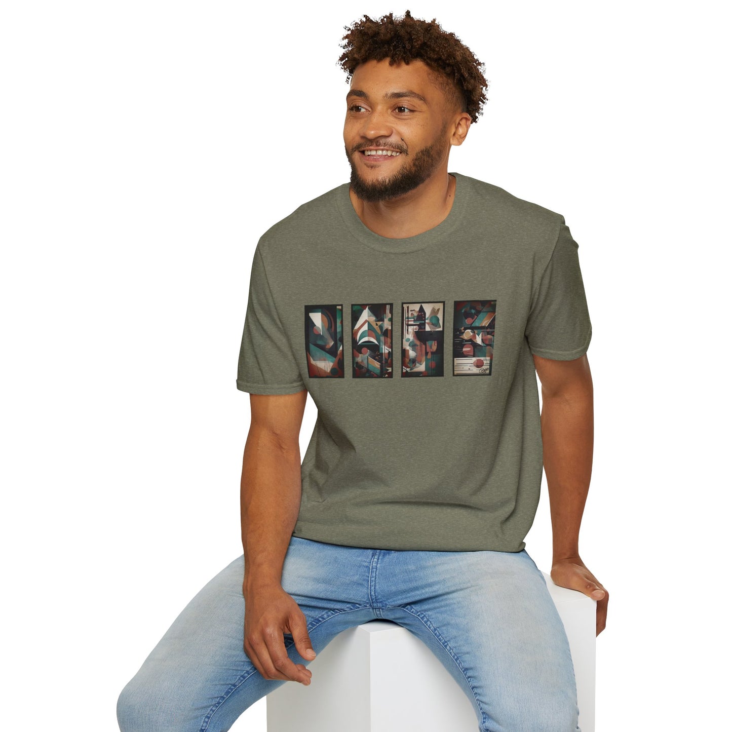“Cityscape” Abstract Art - Unisex T-Shirt