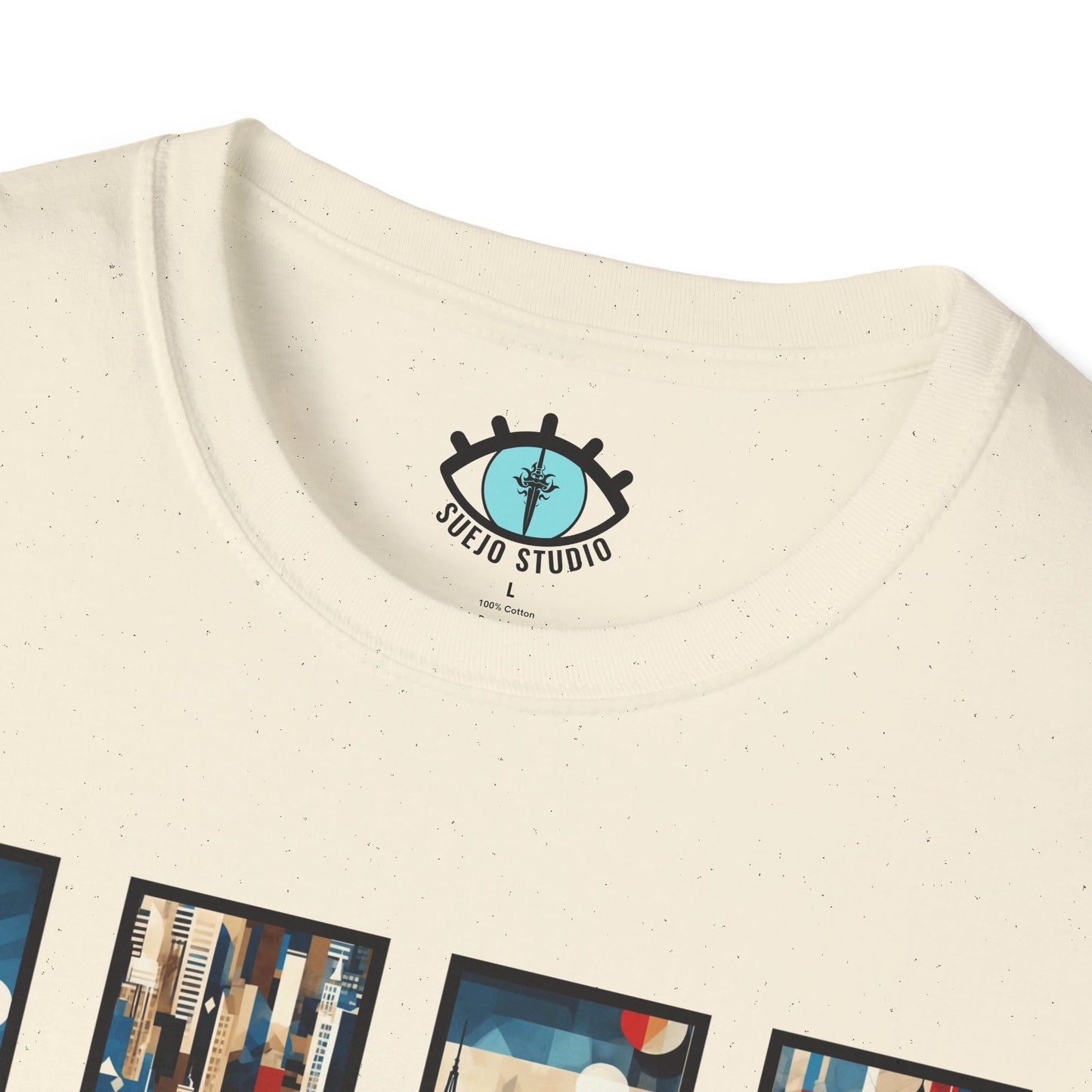 “NYC Skyline” Abstract Art - Unisex T-Shirt