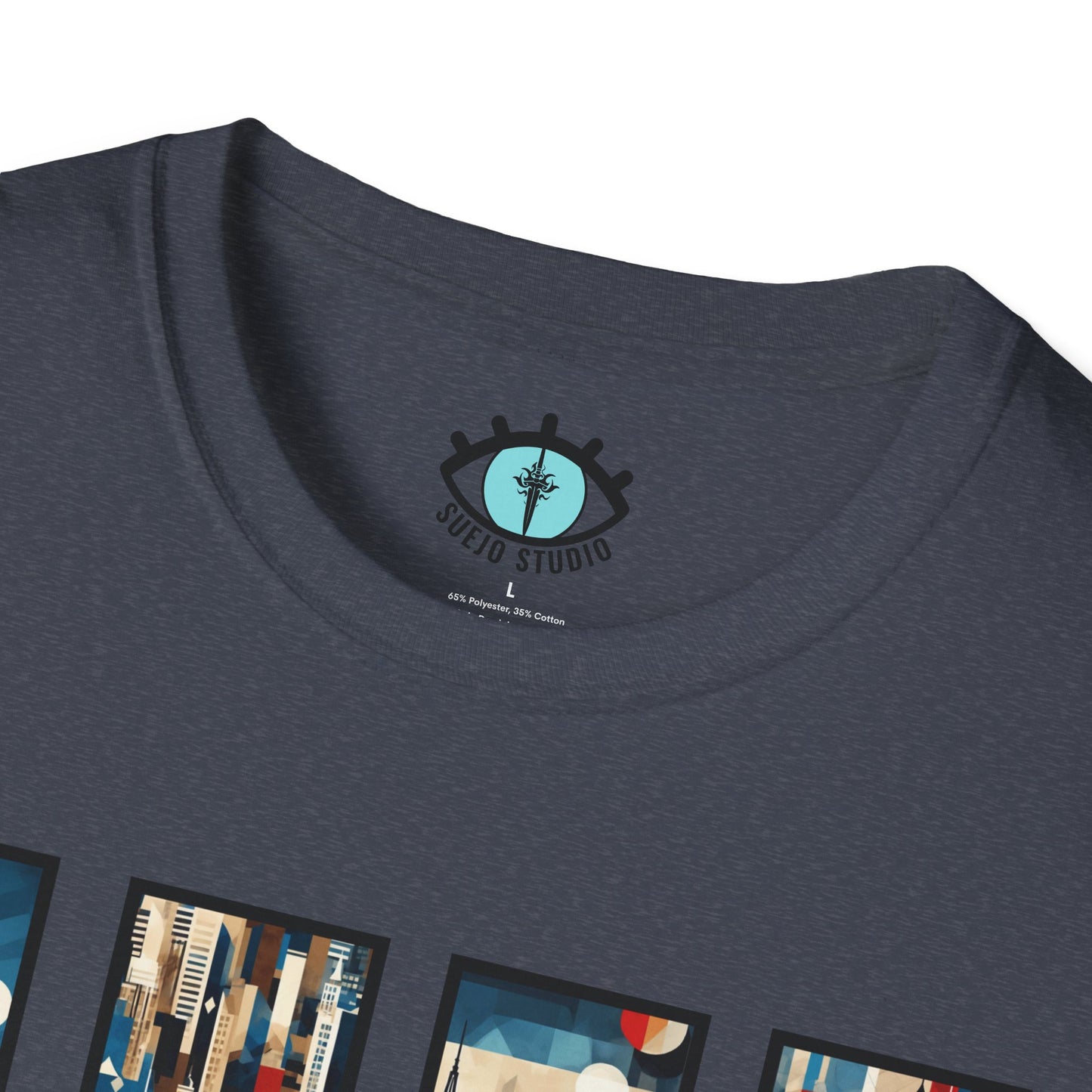 “NYC Skyline” Abstract Art - Unisex T-Shirt