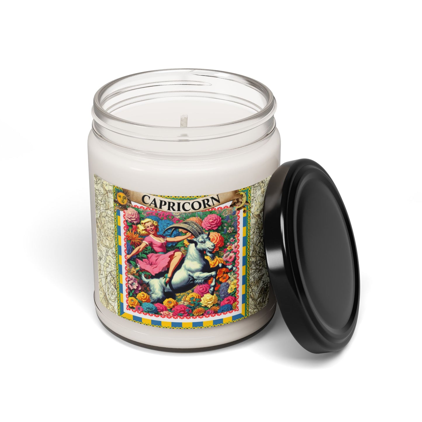 Capricorn (Dec. 22 - Jan. 19) - Zodiac Scented Soy Candle, 9oz