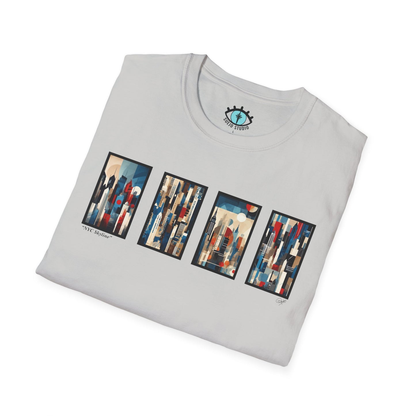 “NYC Skyline” Abstract Art - Unisex T-Shirt