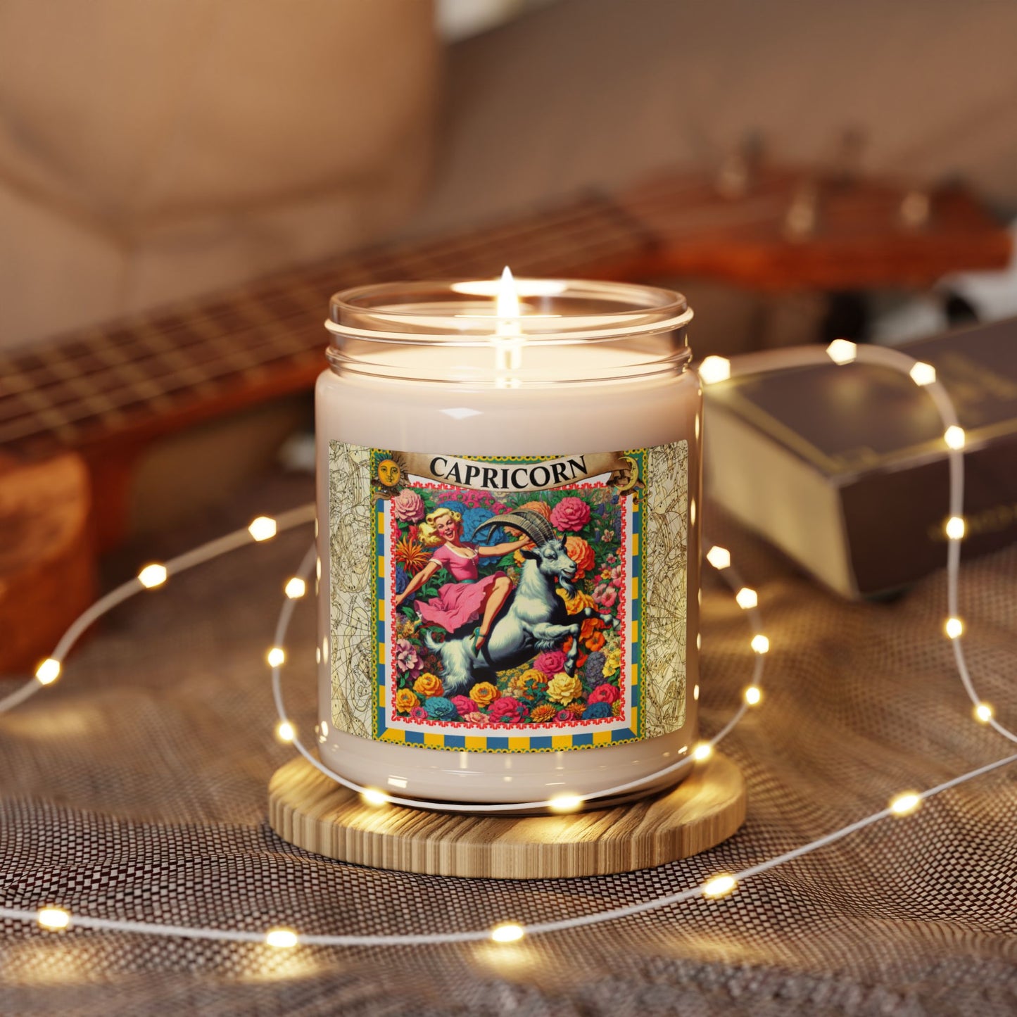 Capricorn (Dec. 22 - Jan. 19) - Zodiac Scented Soy Candle, 9oz