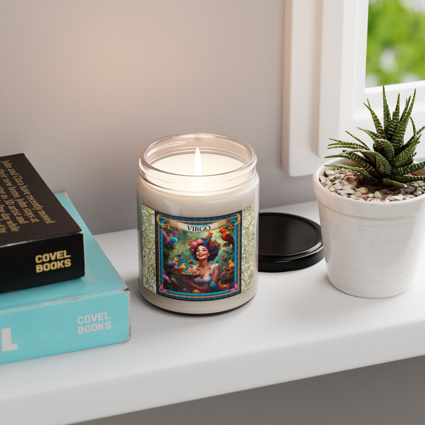 Virgo (Aug 23 - Sept 22) - Zodiac Scented Soy Candle, 9oz