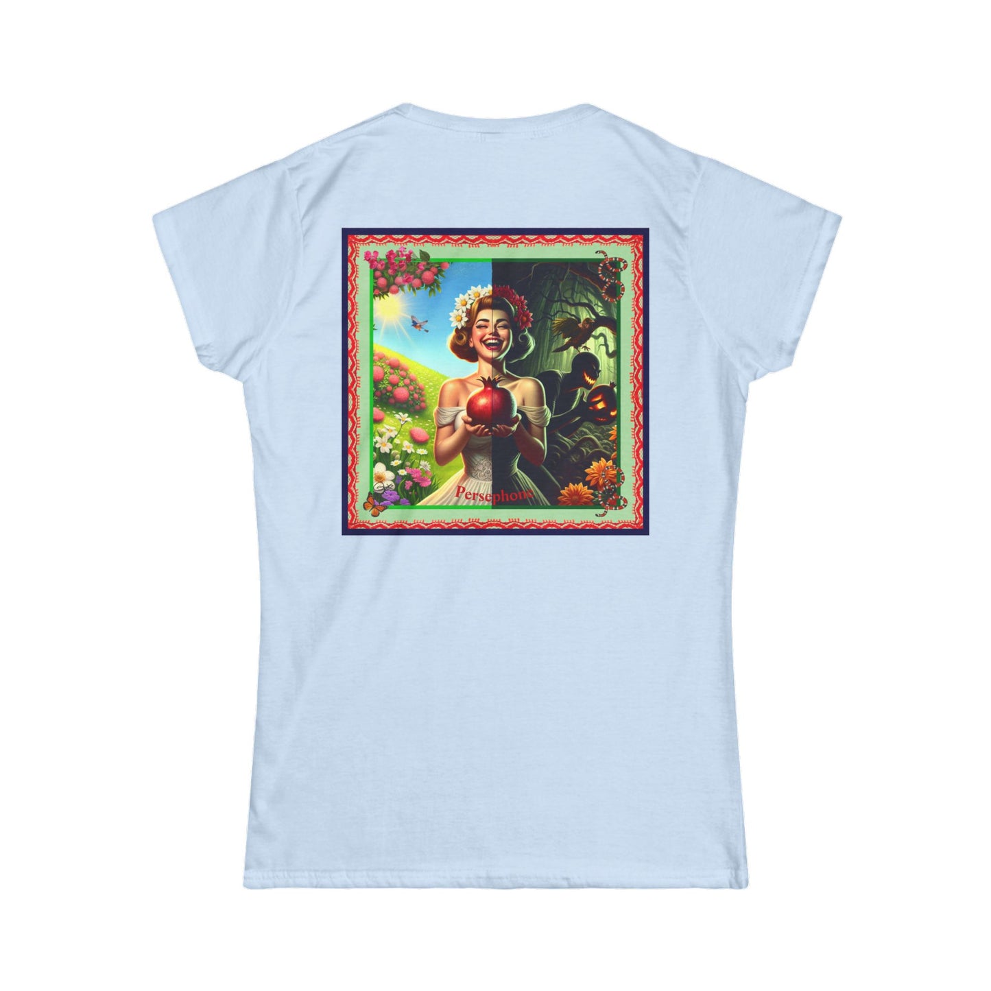 Persephone- Goddess of Spring and Queen of the Underworld - Women's Softstyle Tee