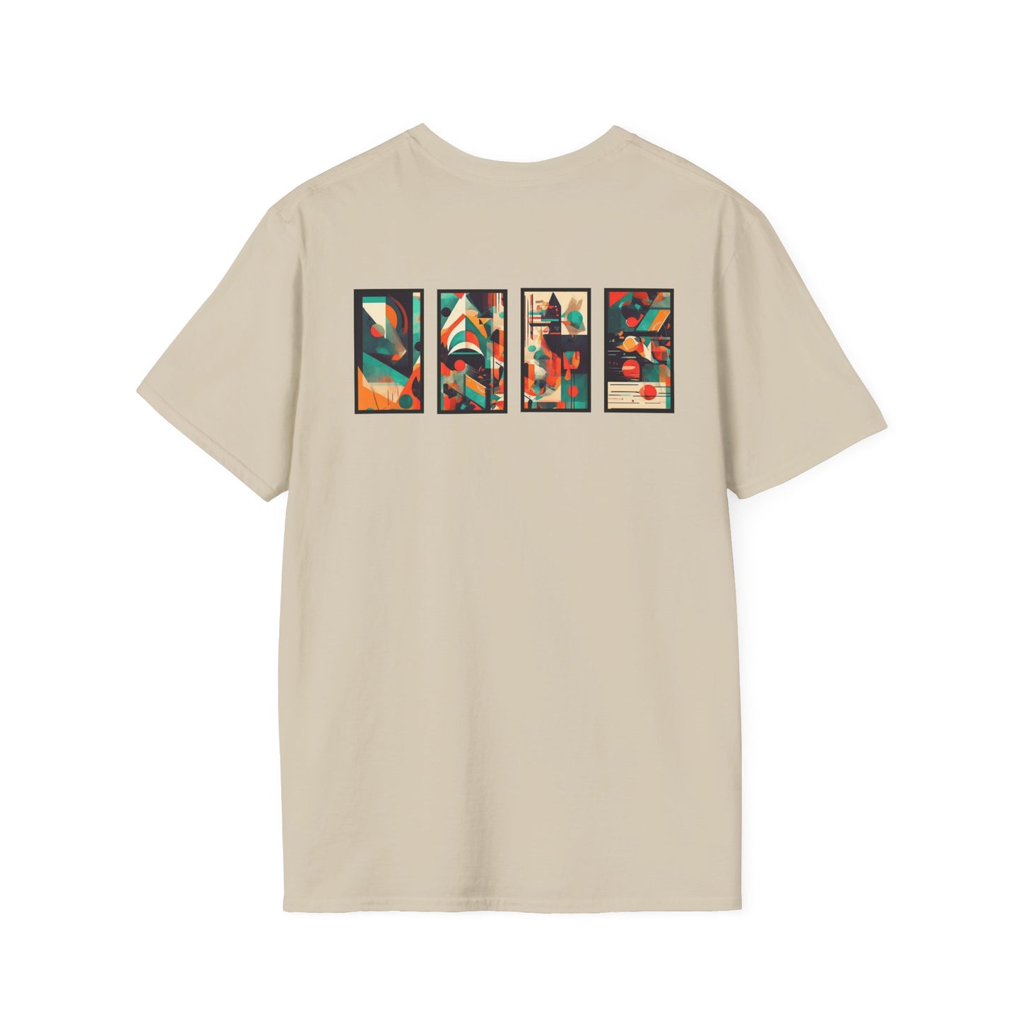 “Cityscape Sunset” Abstract Art - Unisex T-Shirt
