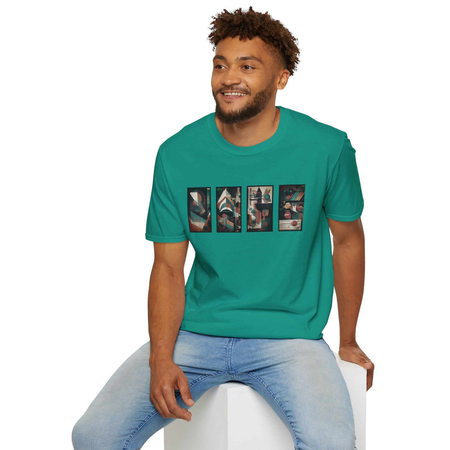 “Cityscape” Abstract Art - Unisex T-Shirt