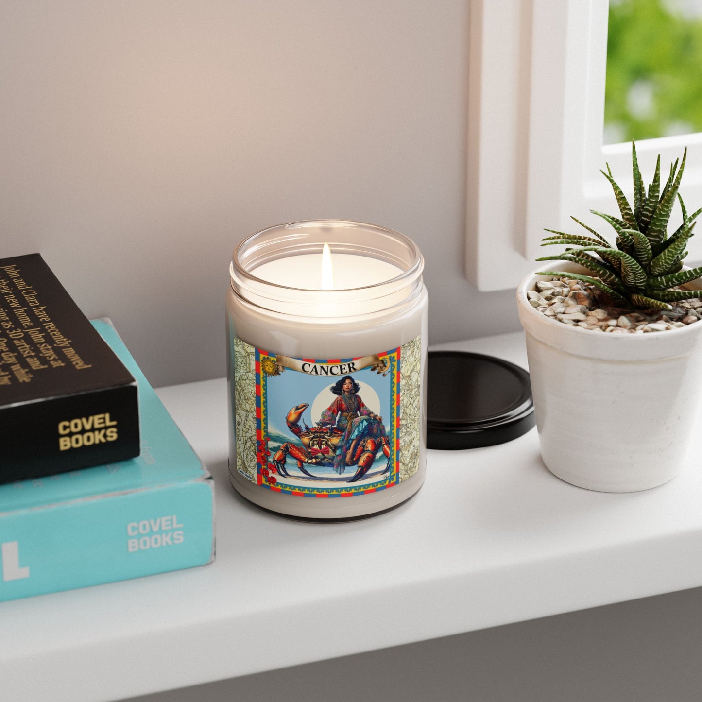 Cancer (June 21 - July 22) - Zodiac Scented Soy Candle, 9oz