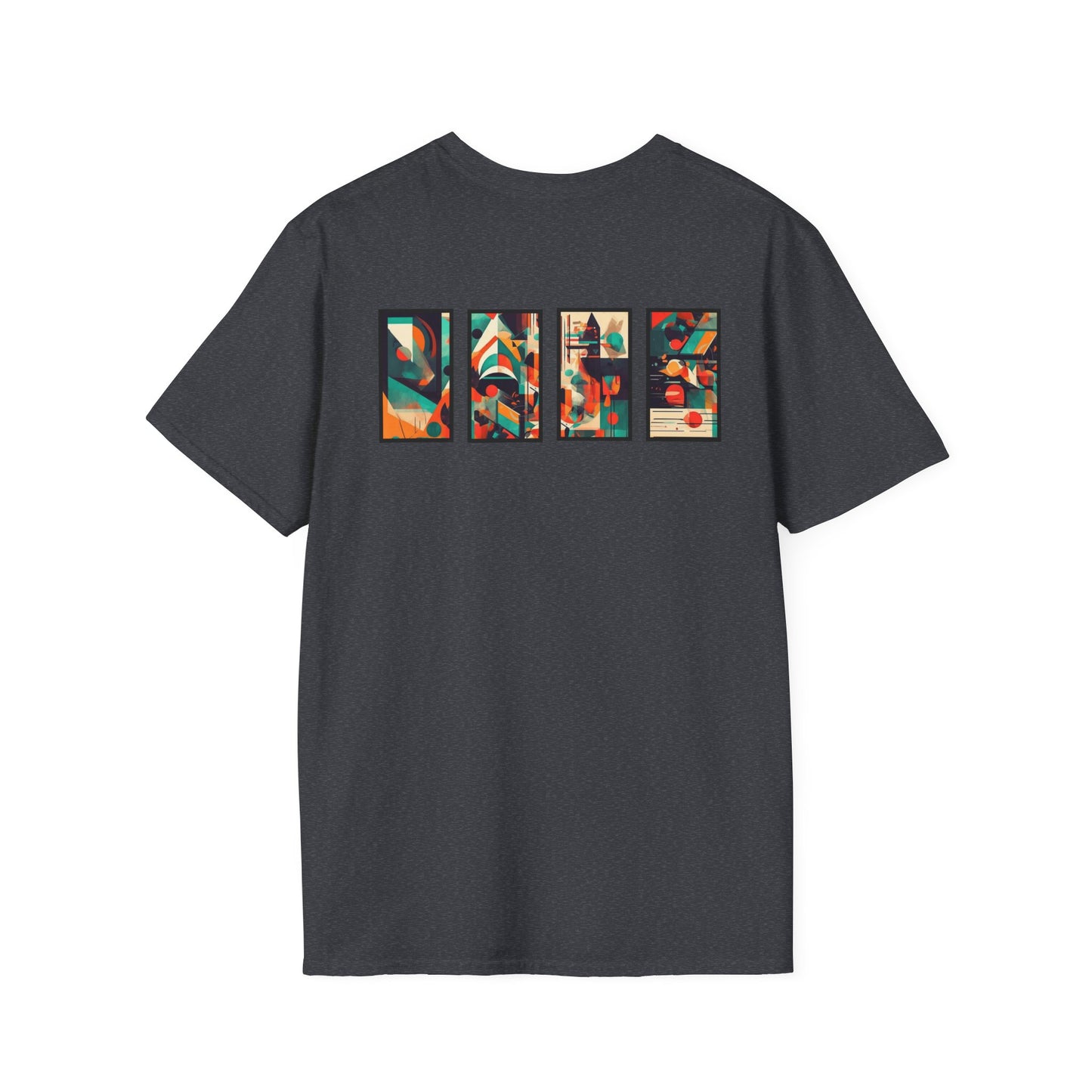 “Cityscape Sunset” Abstract Art - Unisex T-Shirt