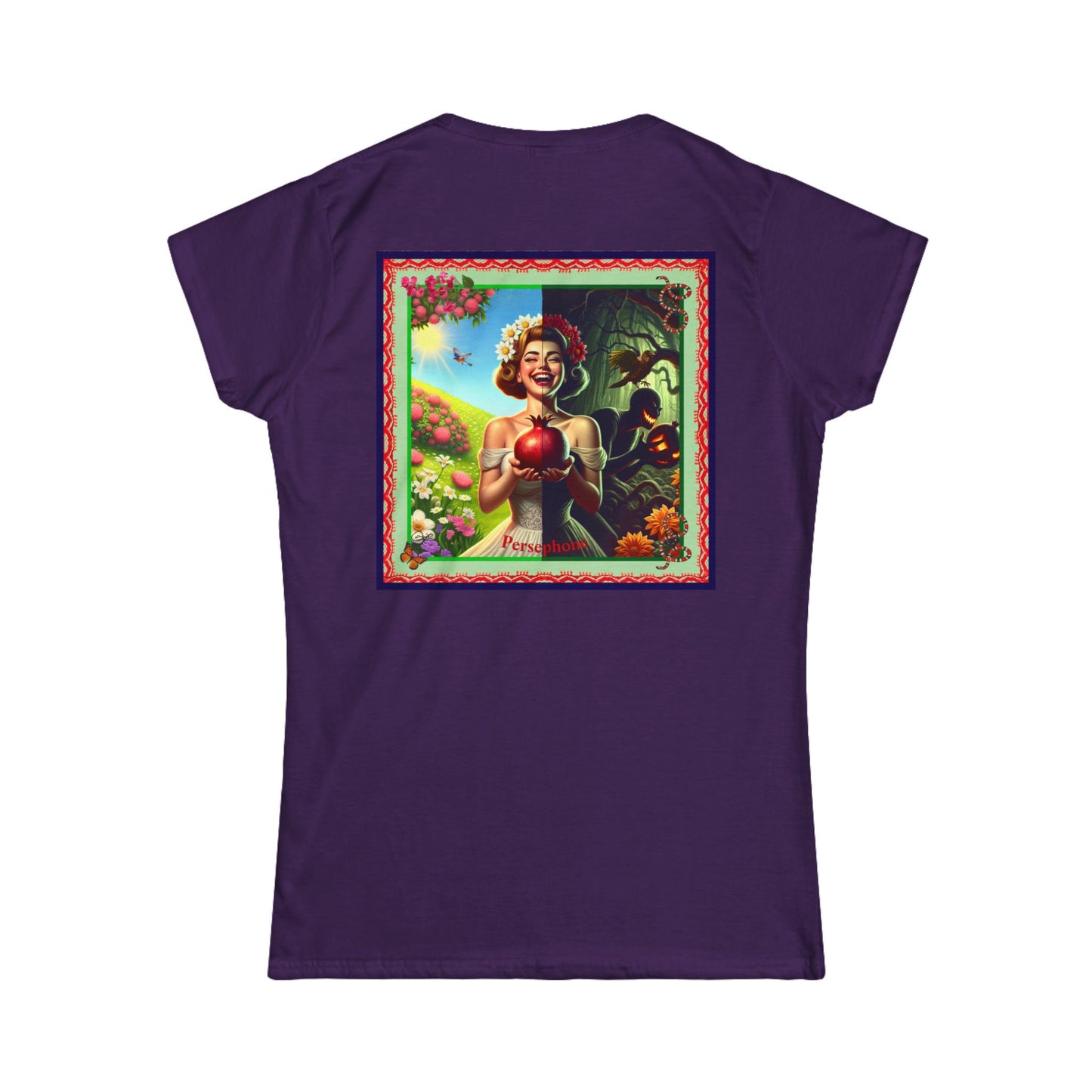 Persephone- Goddess of Spring and Queen of the Underworld - Women's Softstyle Tee