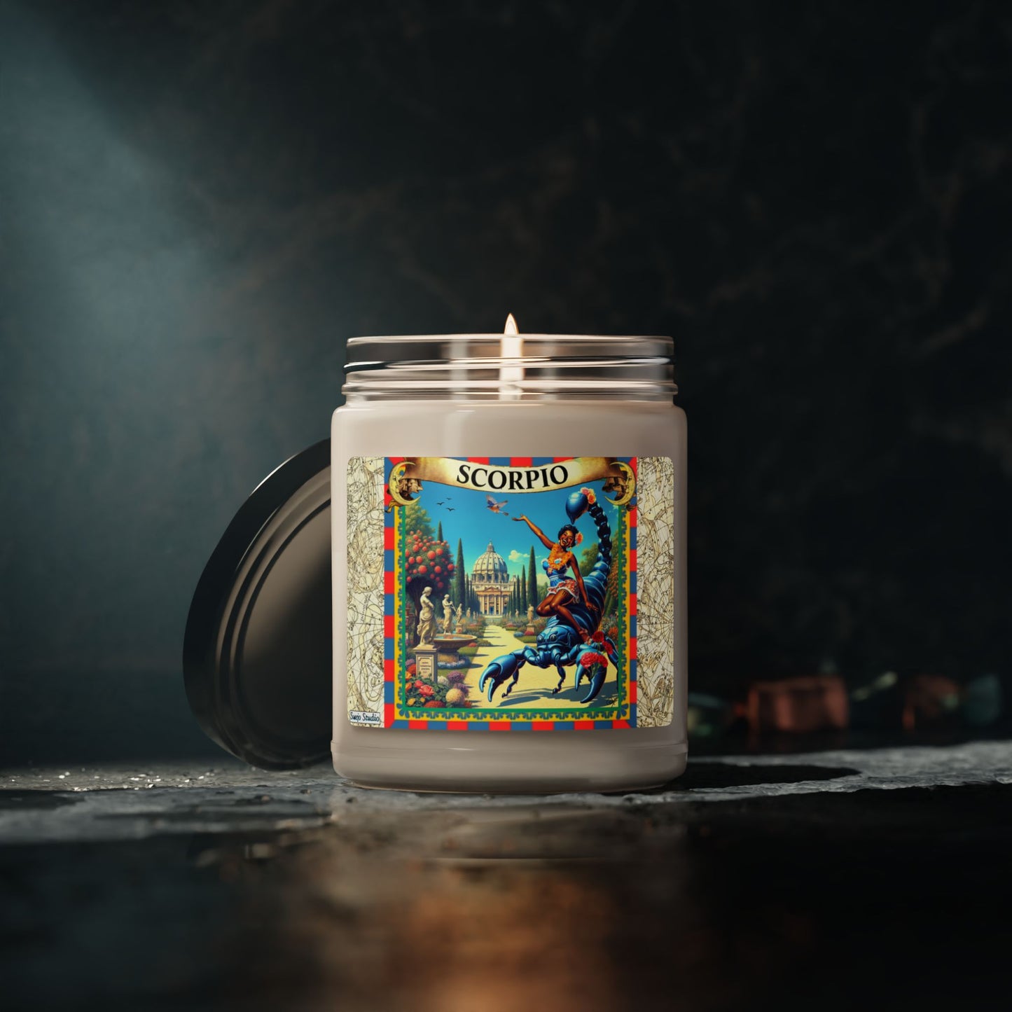 Scorpio (Oct 23 - Nov 21) - Zodiac Scented Soy Candle, 9oz
