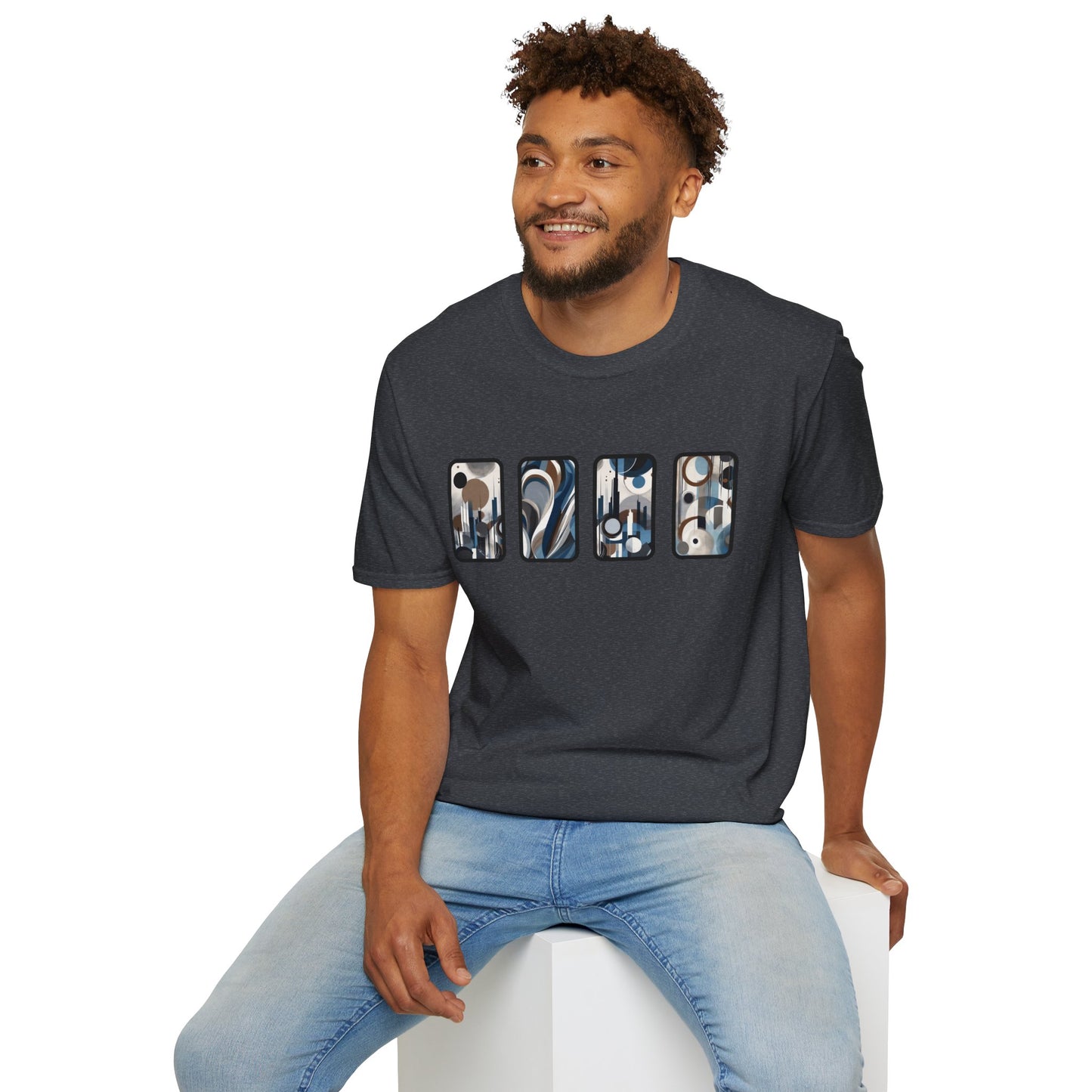 “Skyline” Abstract Art - Unisex T-Shirt