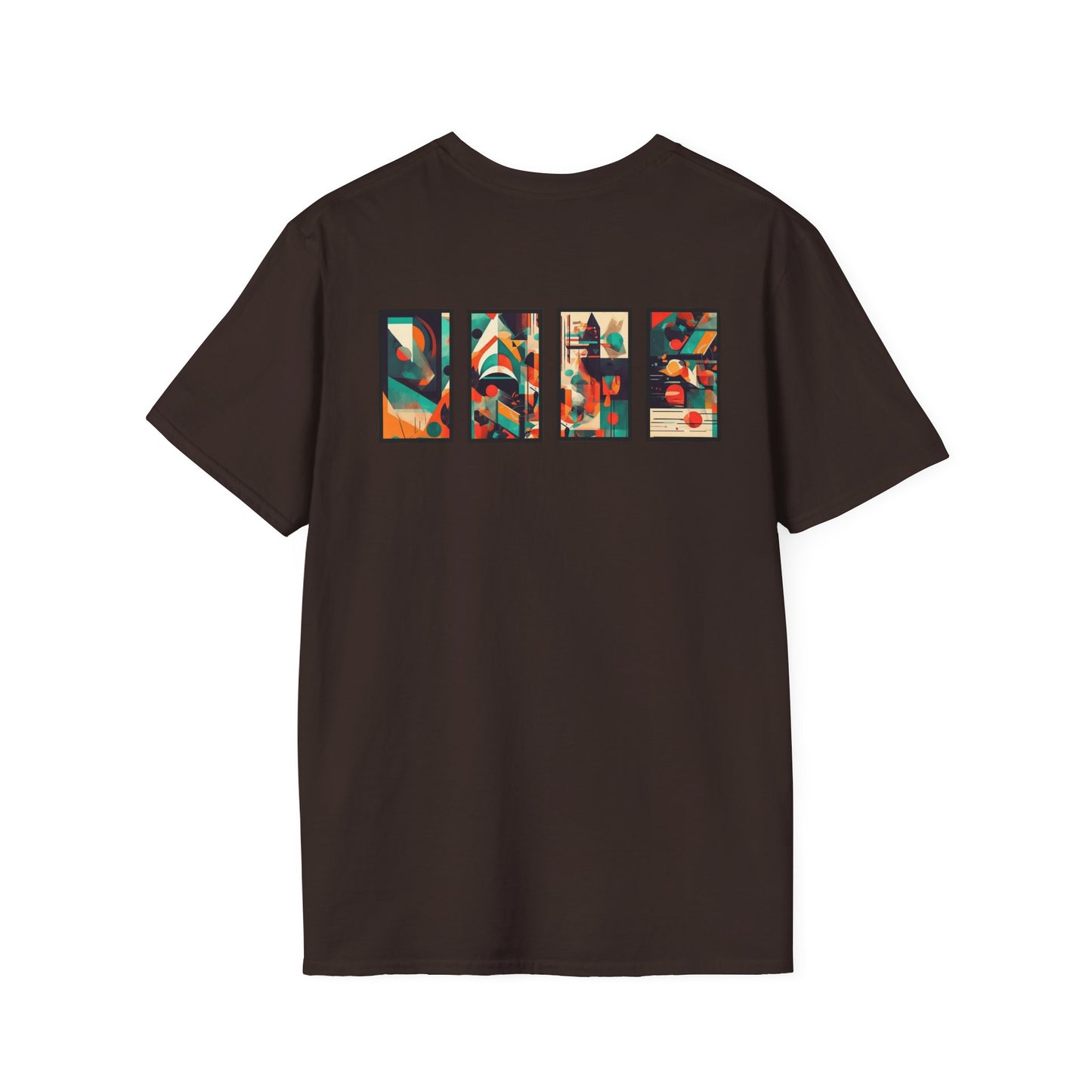 “Cityscape Sunset” Abstract Art - Unisex T-Shirt