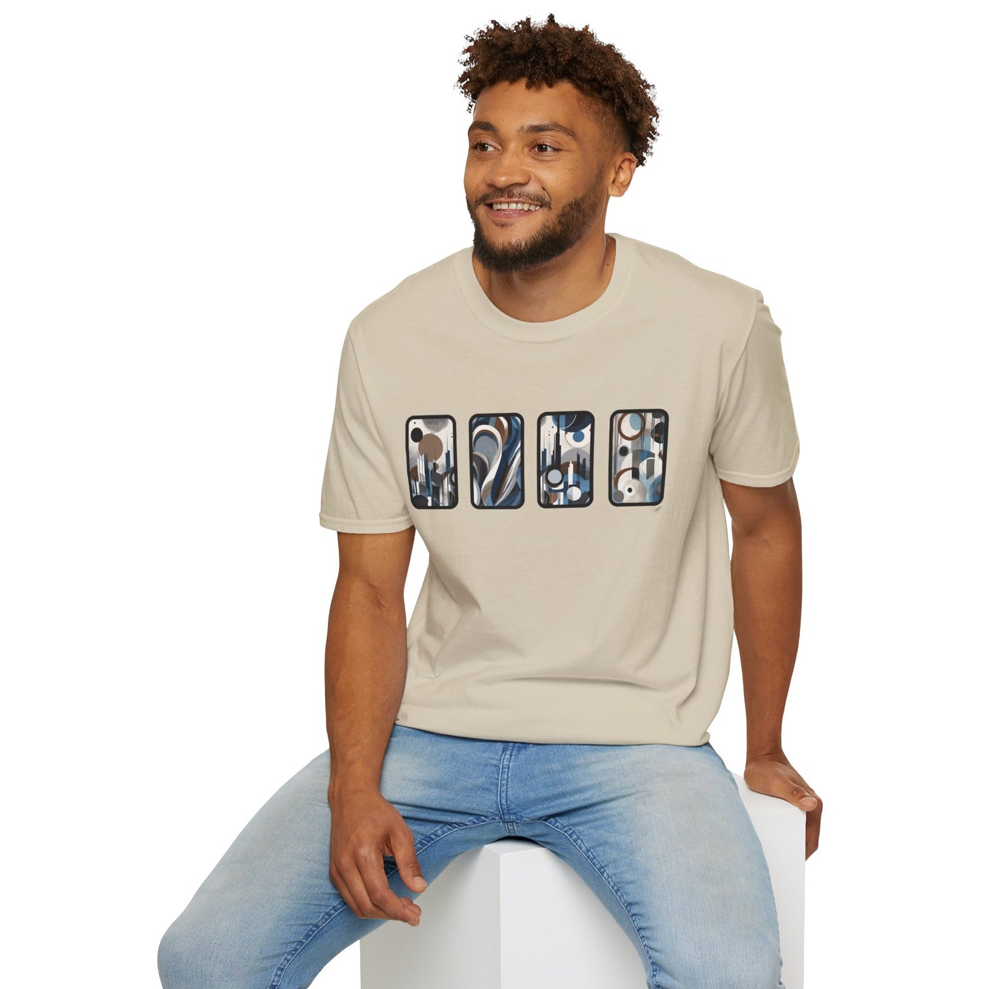 “Skyline” Abstract Art - Unisex T-Shirt