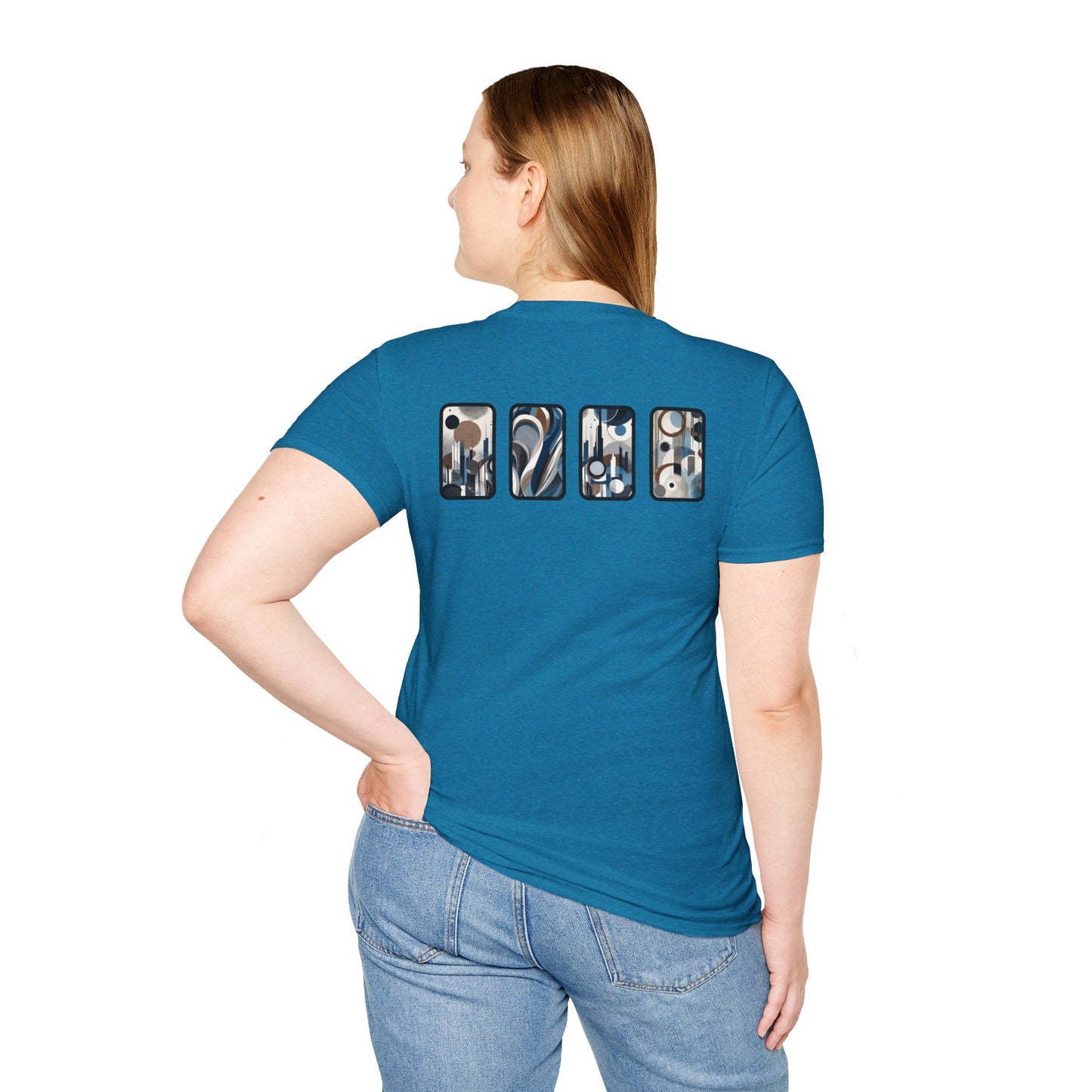 “Skyline” Abstract Art - Unisex T-Shirt