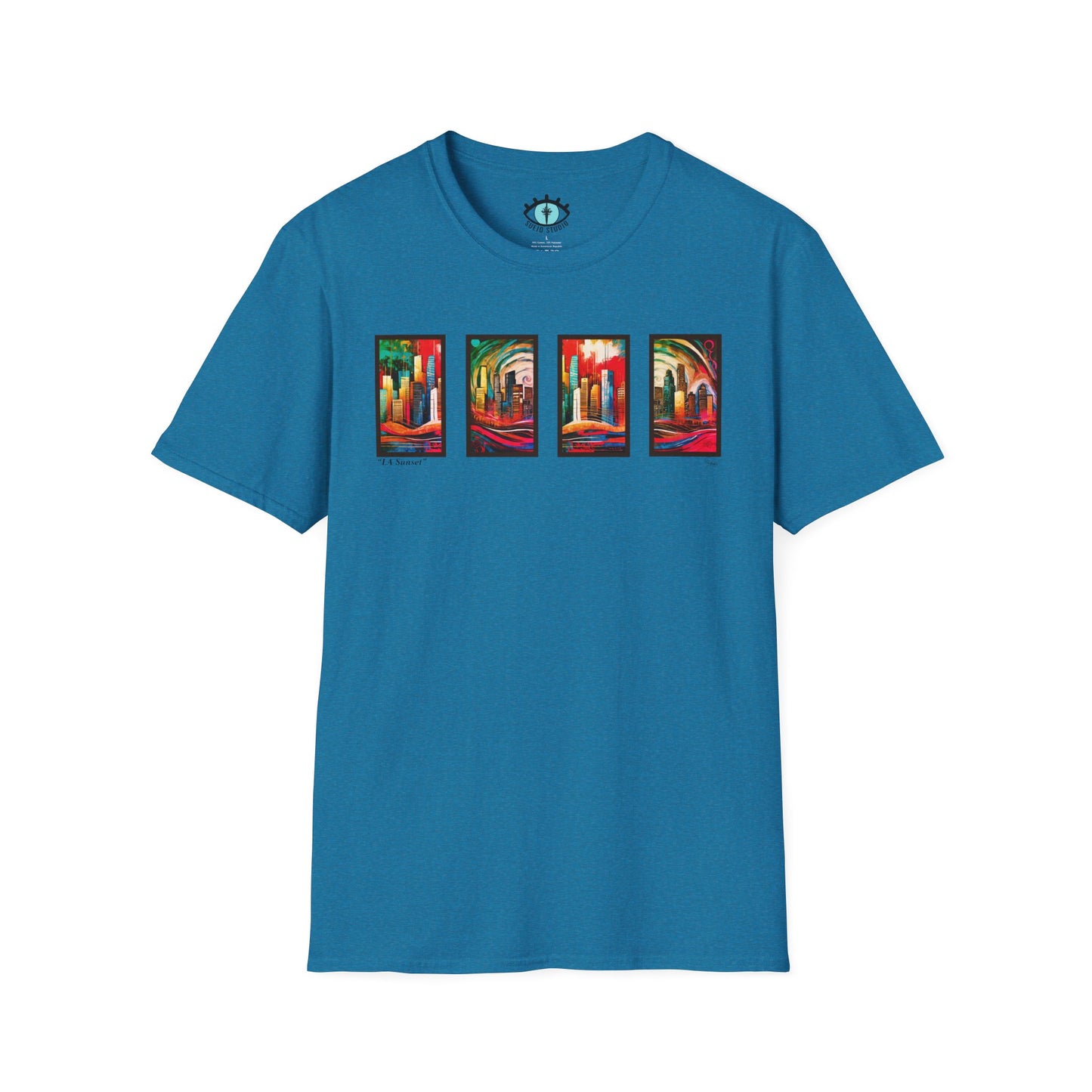“LA Sunset” Abstract Art - Unisex T-Shirt