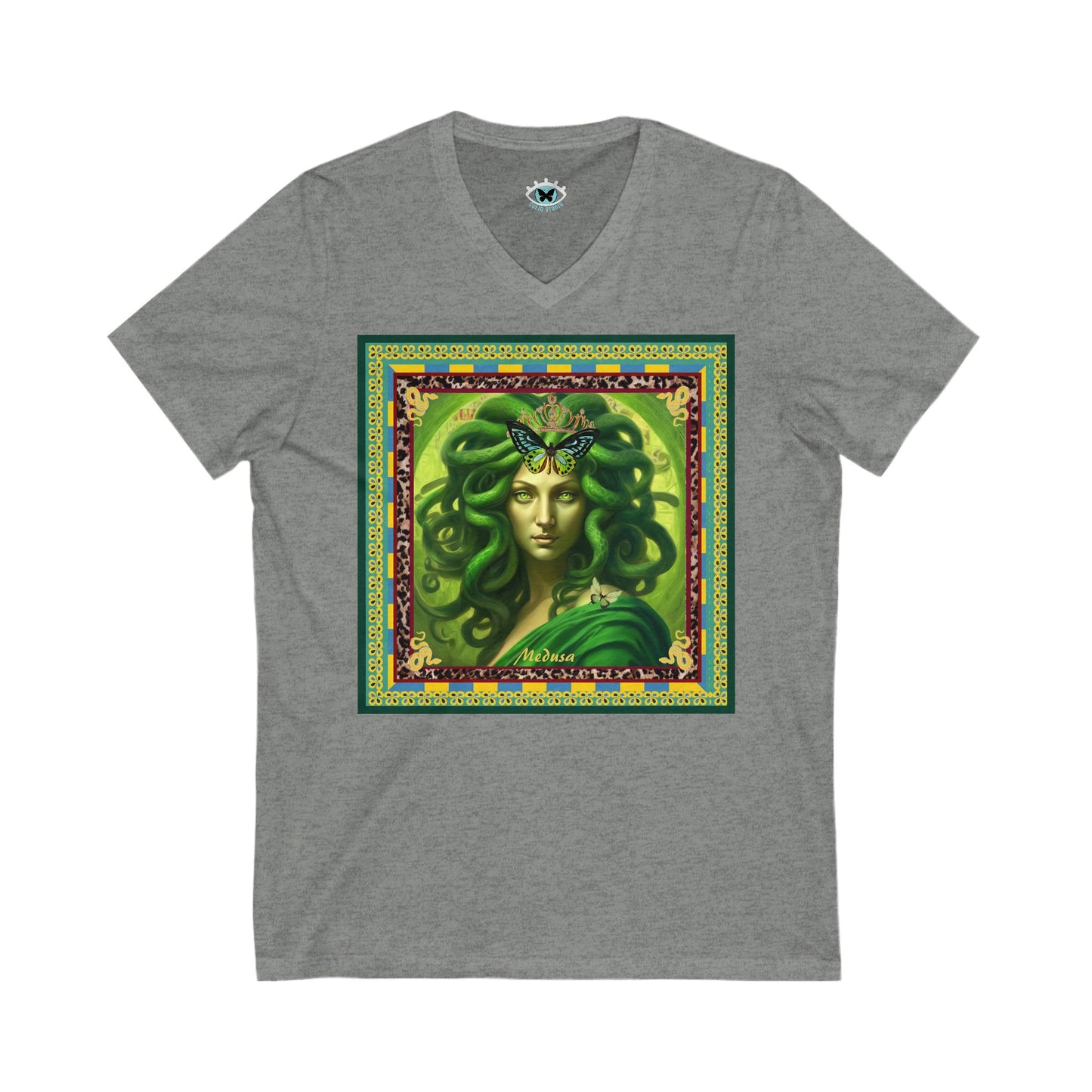Medusa - Unisex V Neck T-Shirt