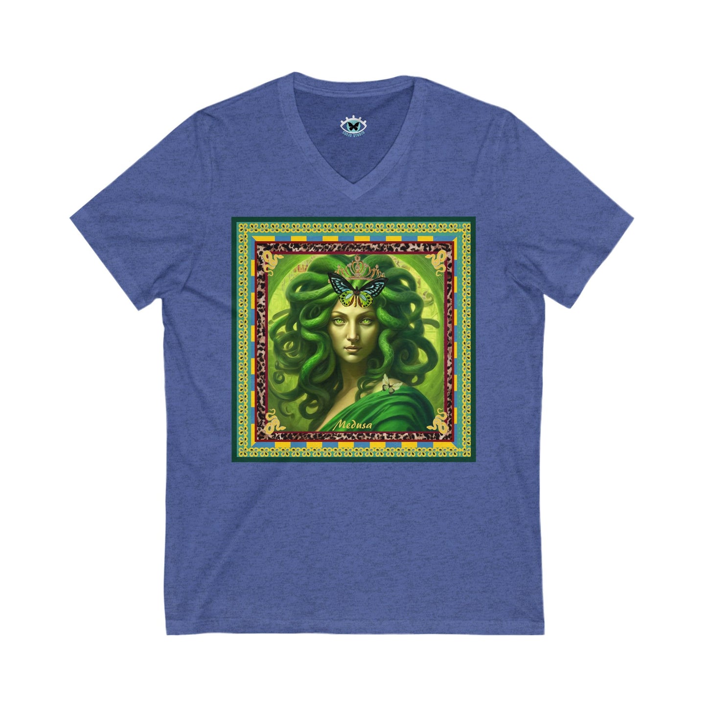 Medusa - Unisex V Neck T-Shirt
