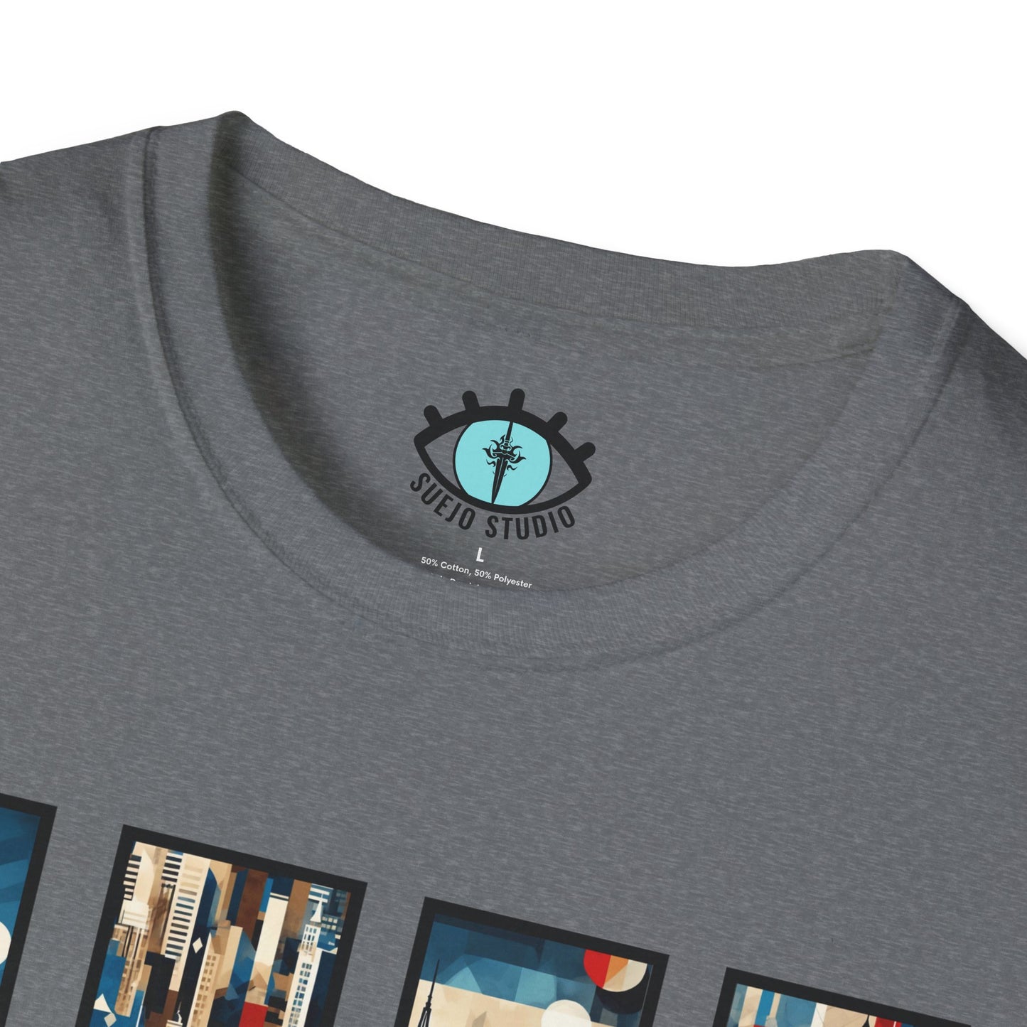 “NYC Skyline” Abstract Art - Unisex T-Shirt
