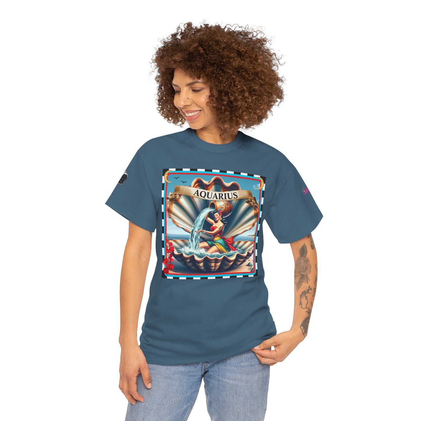 Aquarius - Unisex Cotton T-Shirt