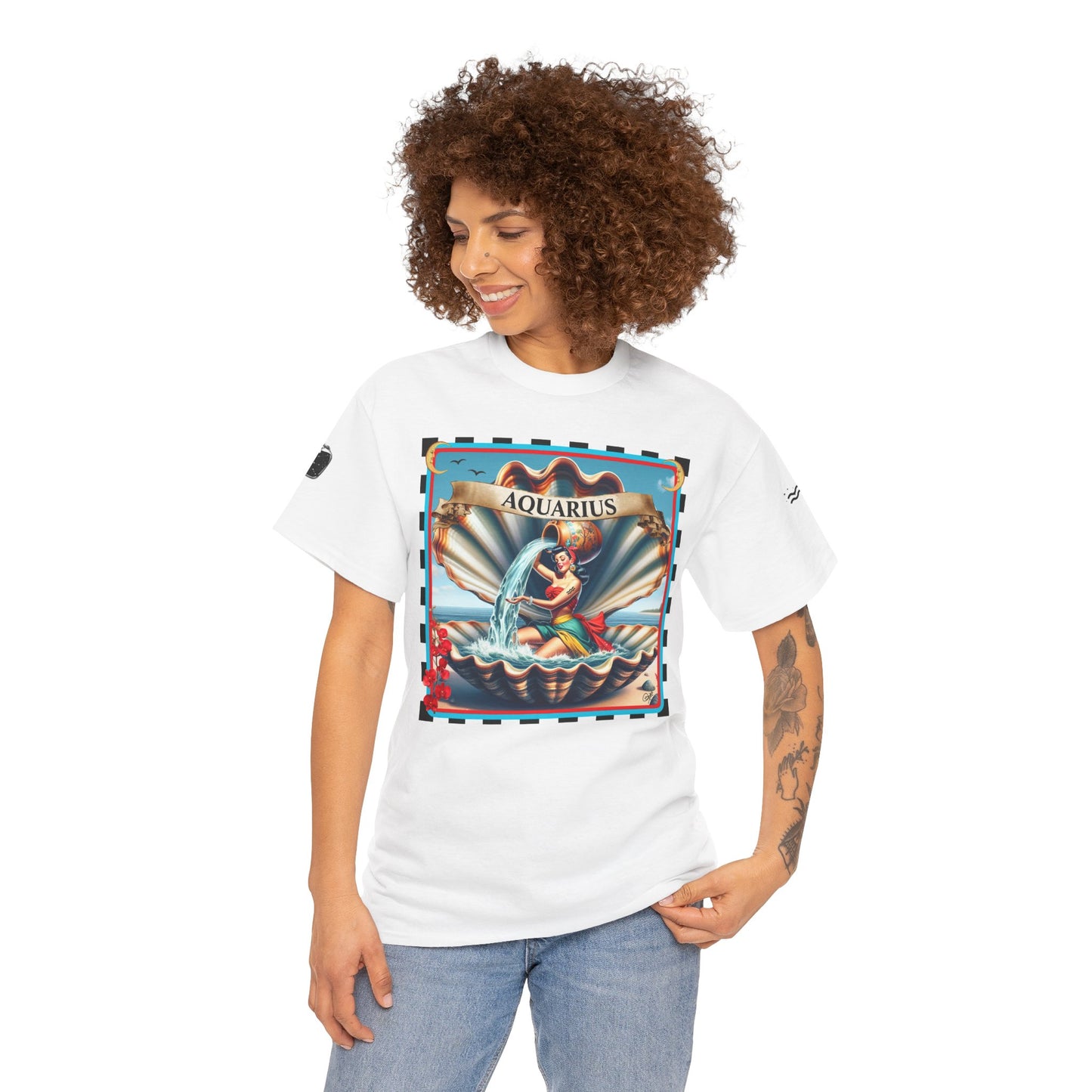 Aquarius - Unisex Cotton T-Shirt
