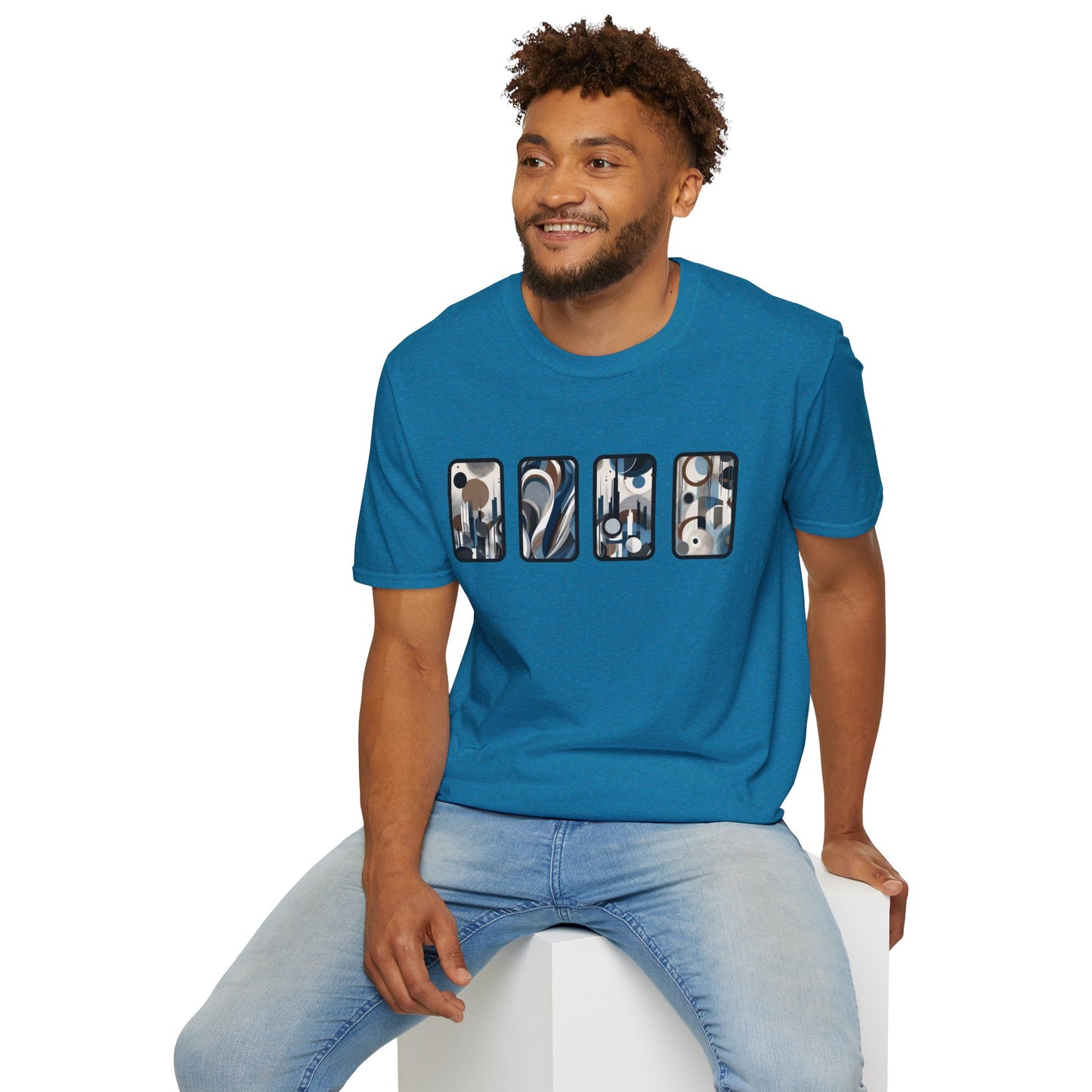 “Skyline” Abstract Art - Unisex T-Shirt