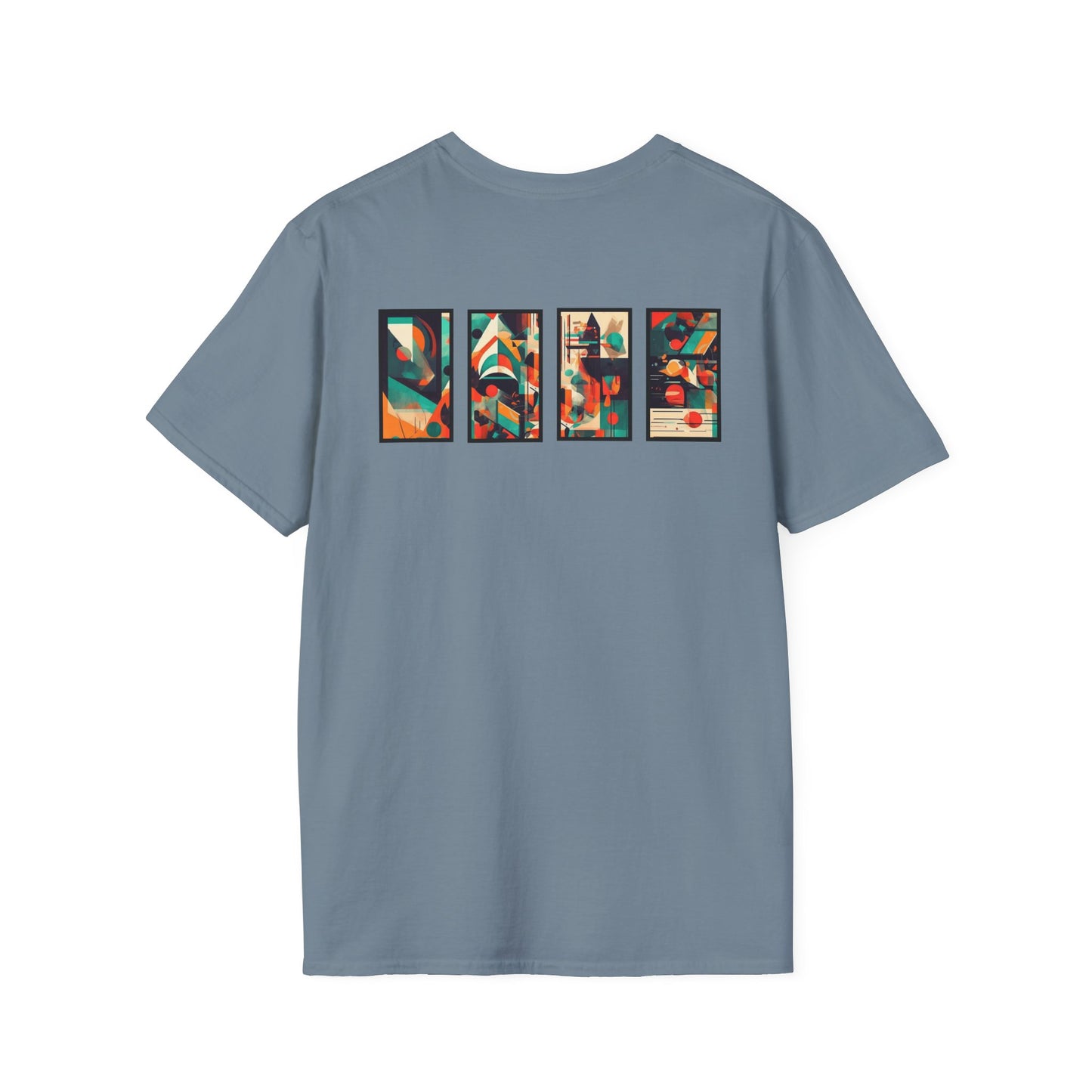 “Cityscape Sunset” Abstract Art - Unisex T-Shirt