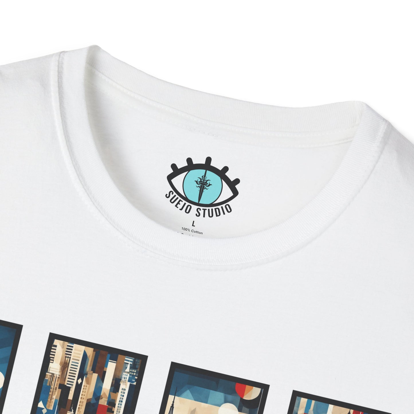 “NYC Skyline” Abstract Art - Unisex T-Shirt