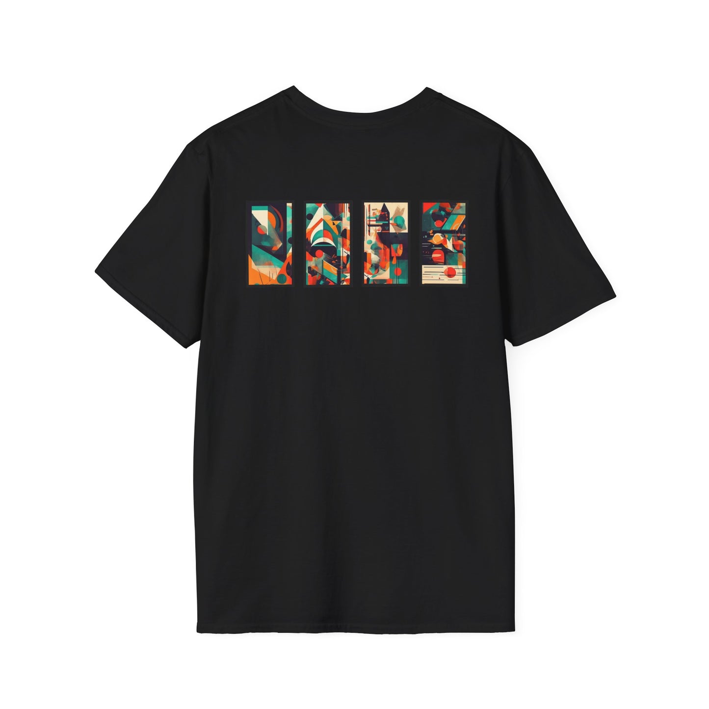 “Cityscape Sunset” Abstract Art - Unisex T-Shirt