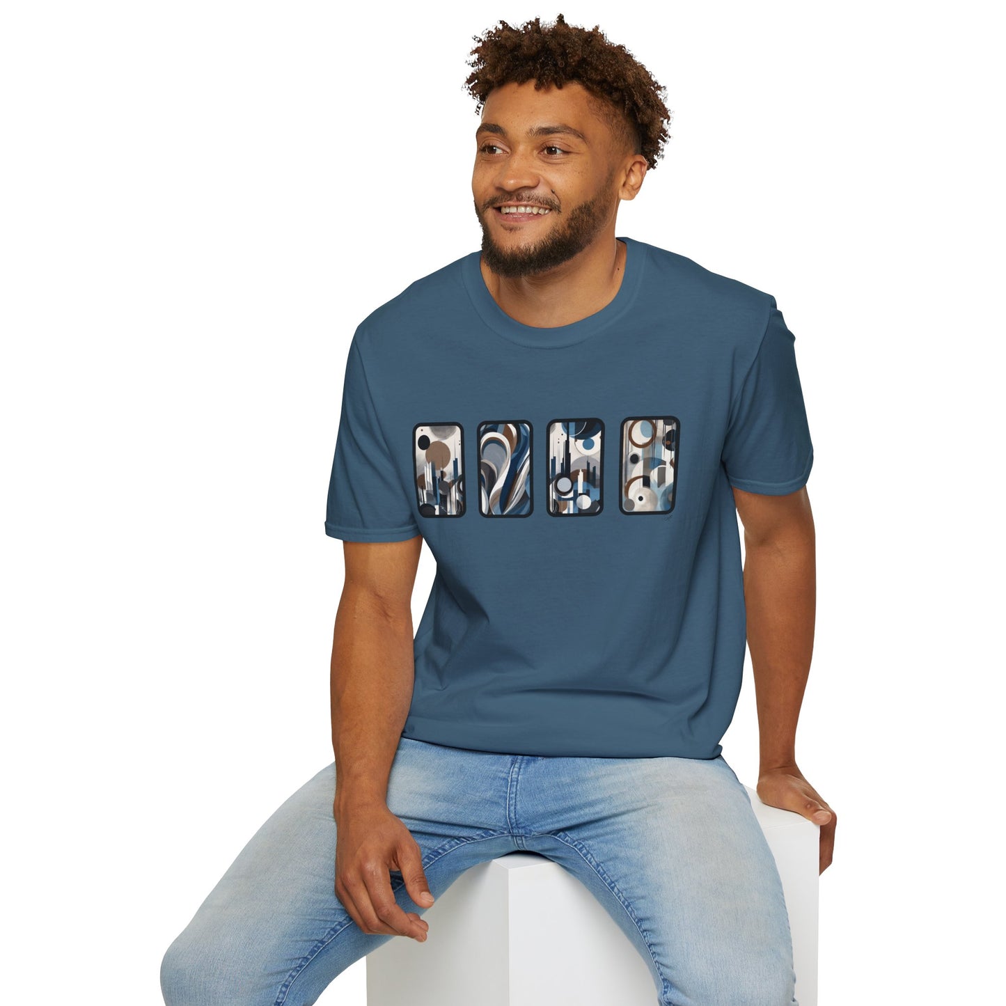 “Skyline” Abstract Art - Unisex T-Shirt