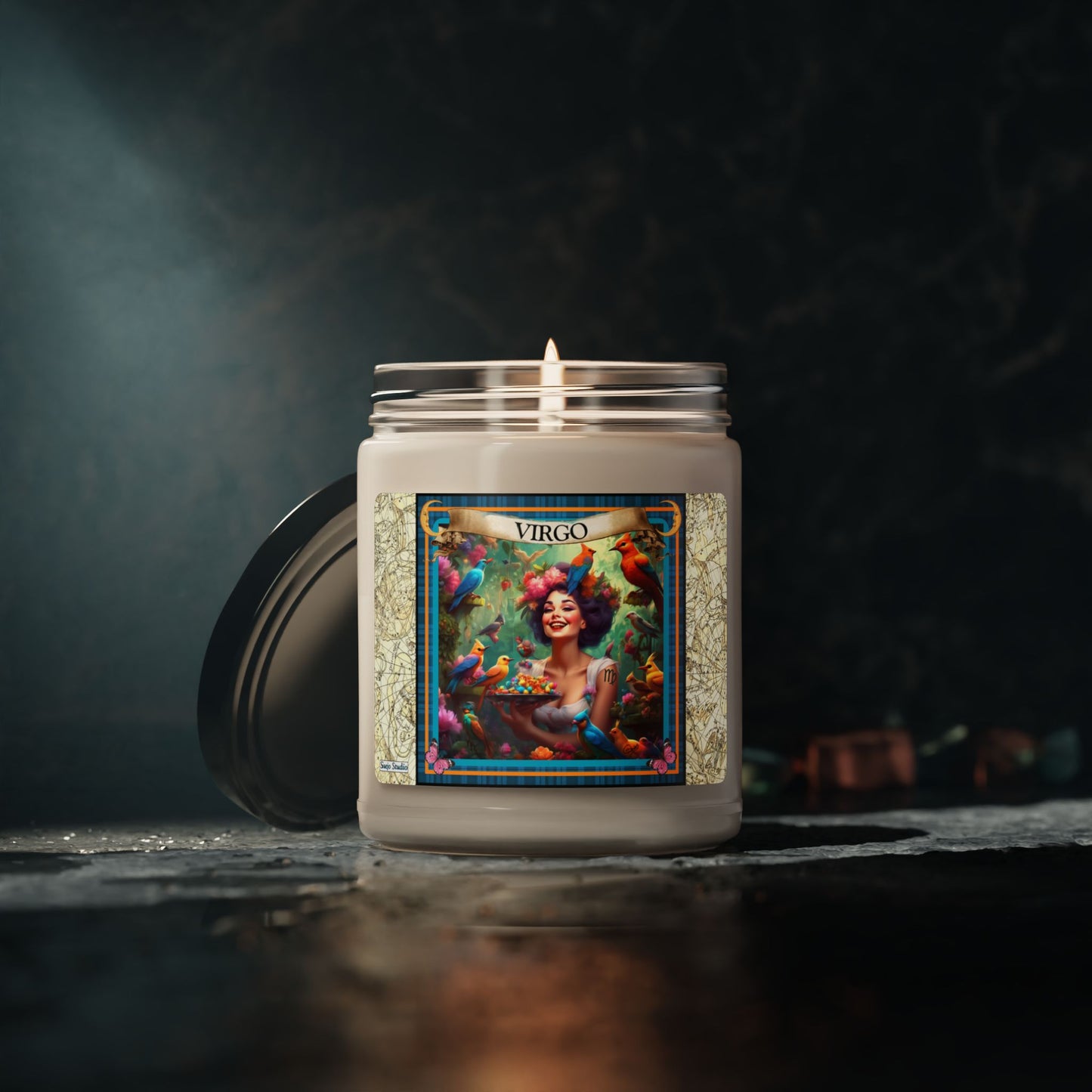 Virgo (Aug 23 - Sept 22) - Zodiac Scented Soy Candle, 9oz
