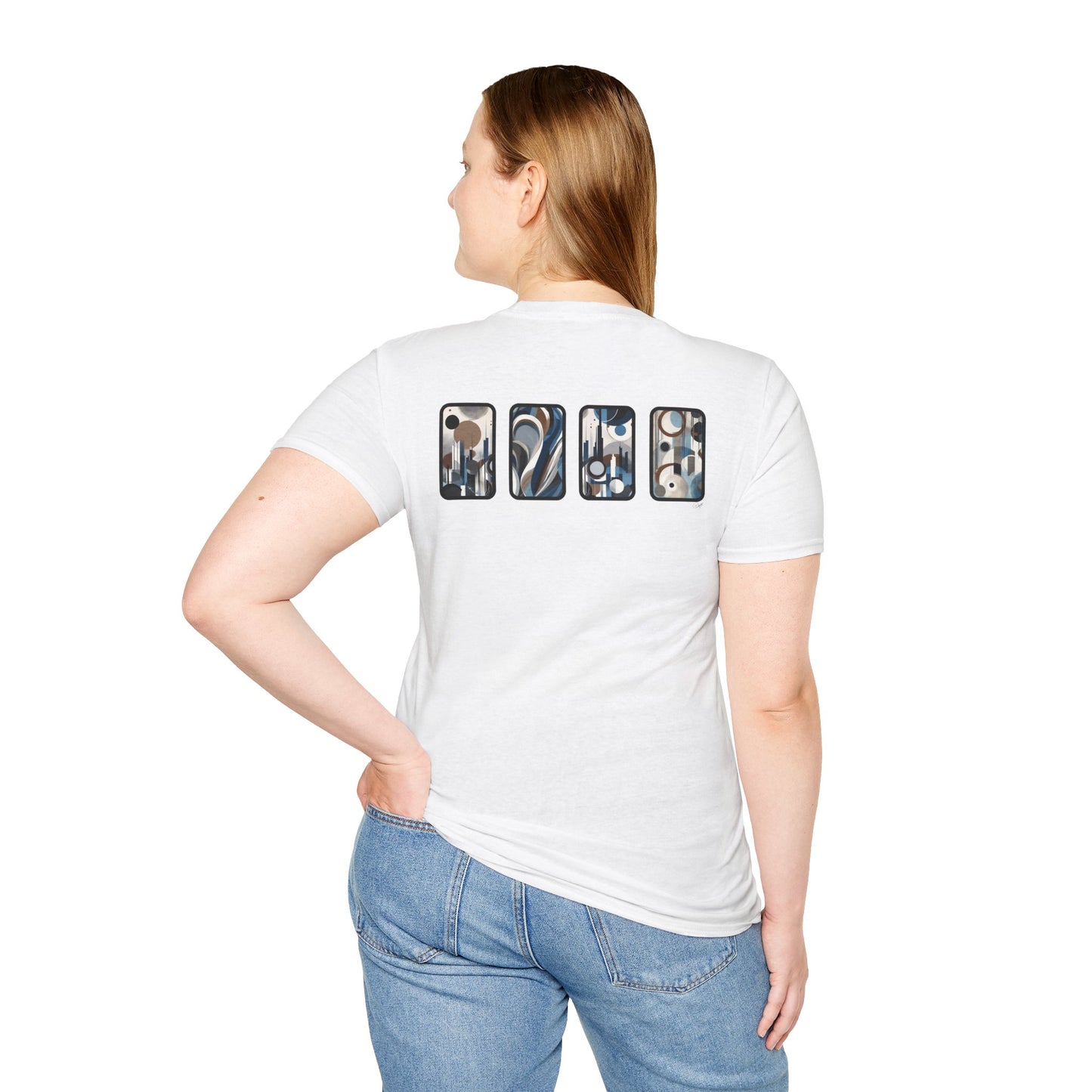 “Skyline” Abstract Art - Unisex T-Shirt