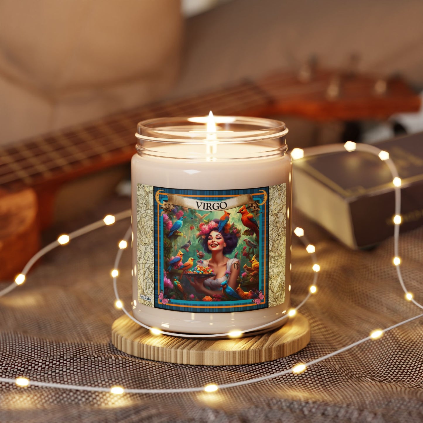 Virgo (Aug 23 - Sept 22) - Zodiac Scented Soy Candle, 9oz