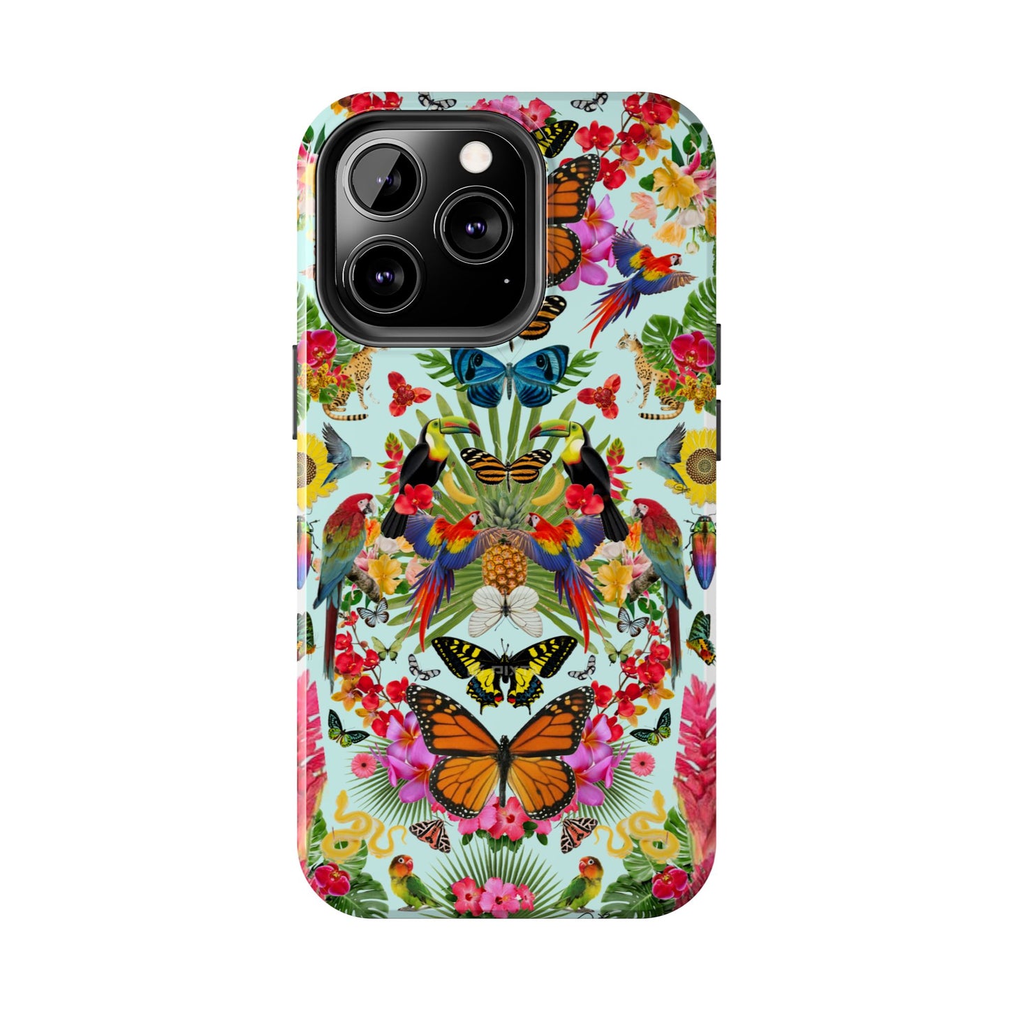 Fluttering Thoughts -Phone Cases - Butterfly Collage with Insects and Flowers