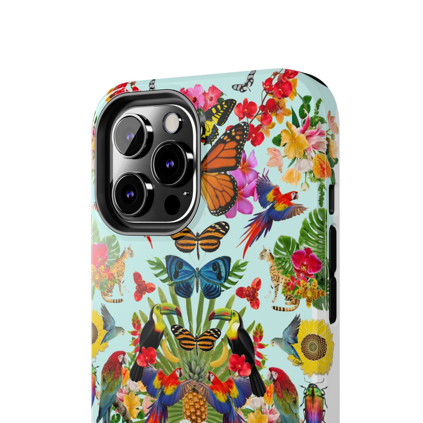 Fluttering Thoughts -Phone Cases - Butterfly Collage with Insects and Flowers